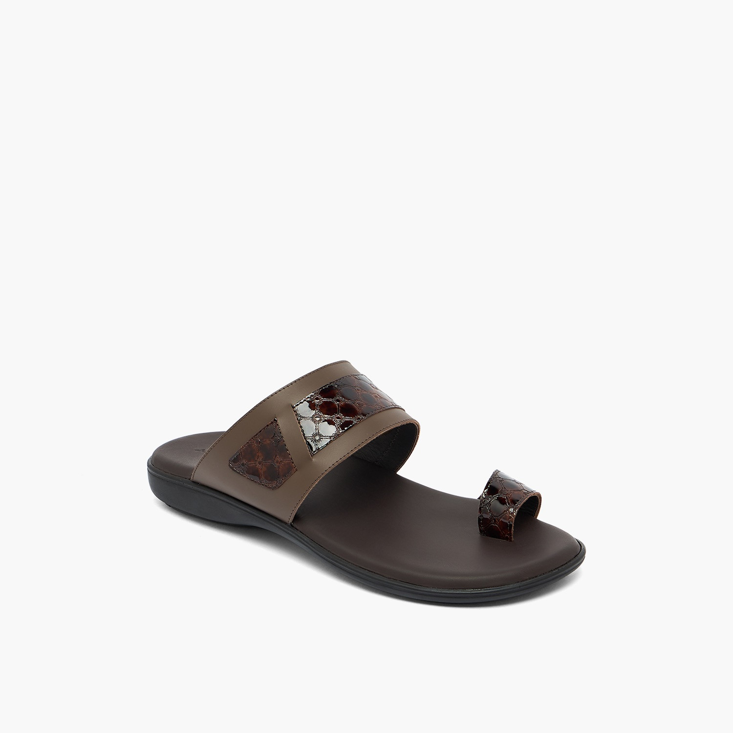 صندل عربي جلد بارز الملمس للرجال من الواحة-men-shoes-sandals-image-2