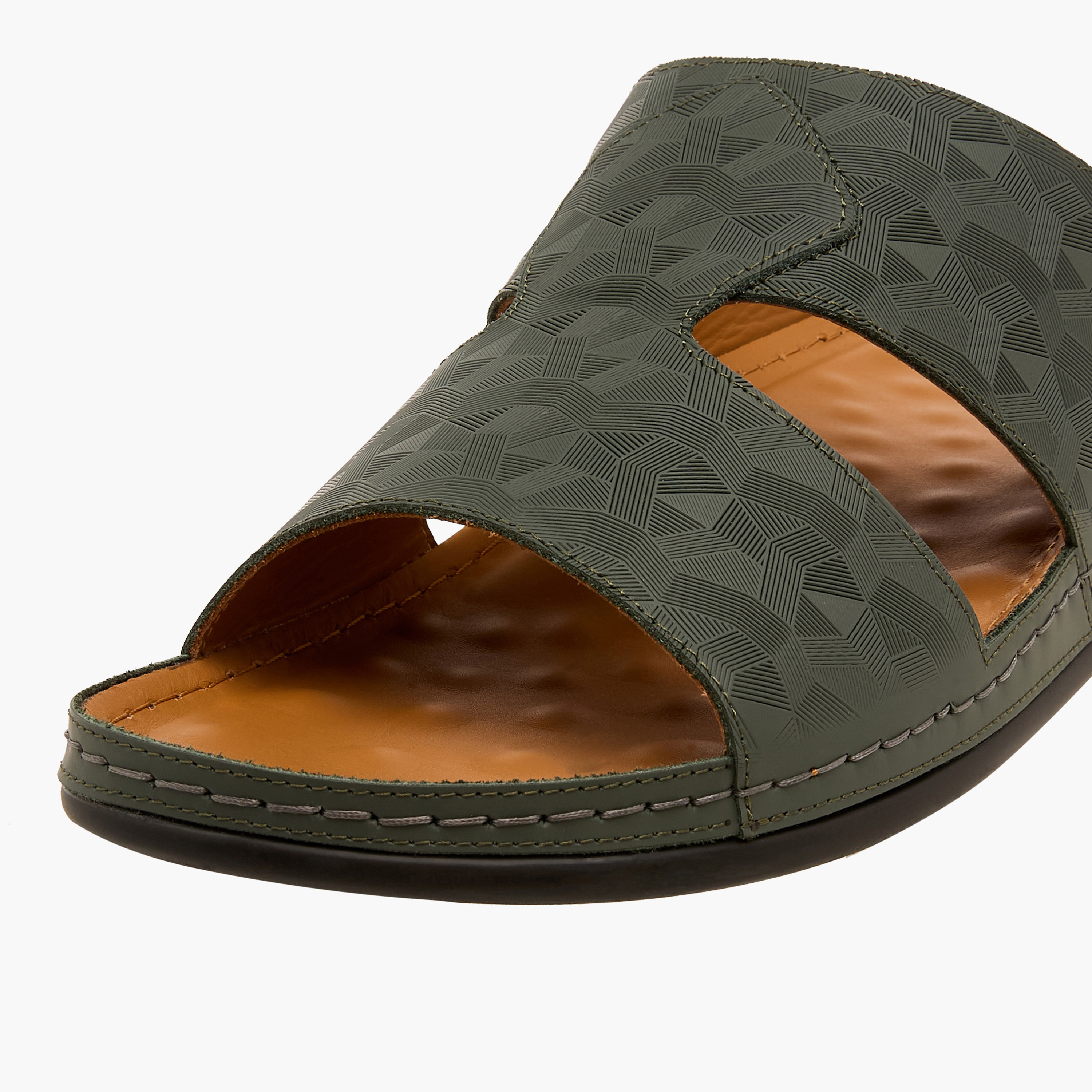 Al Waha Men Leather Arabic Sandals-men-shoes-sandals-image-4