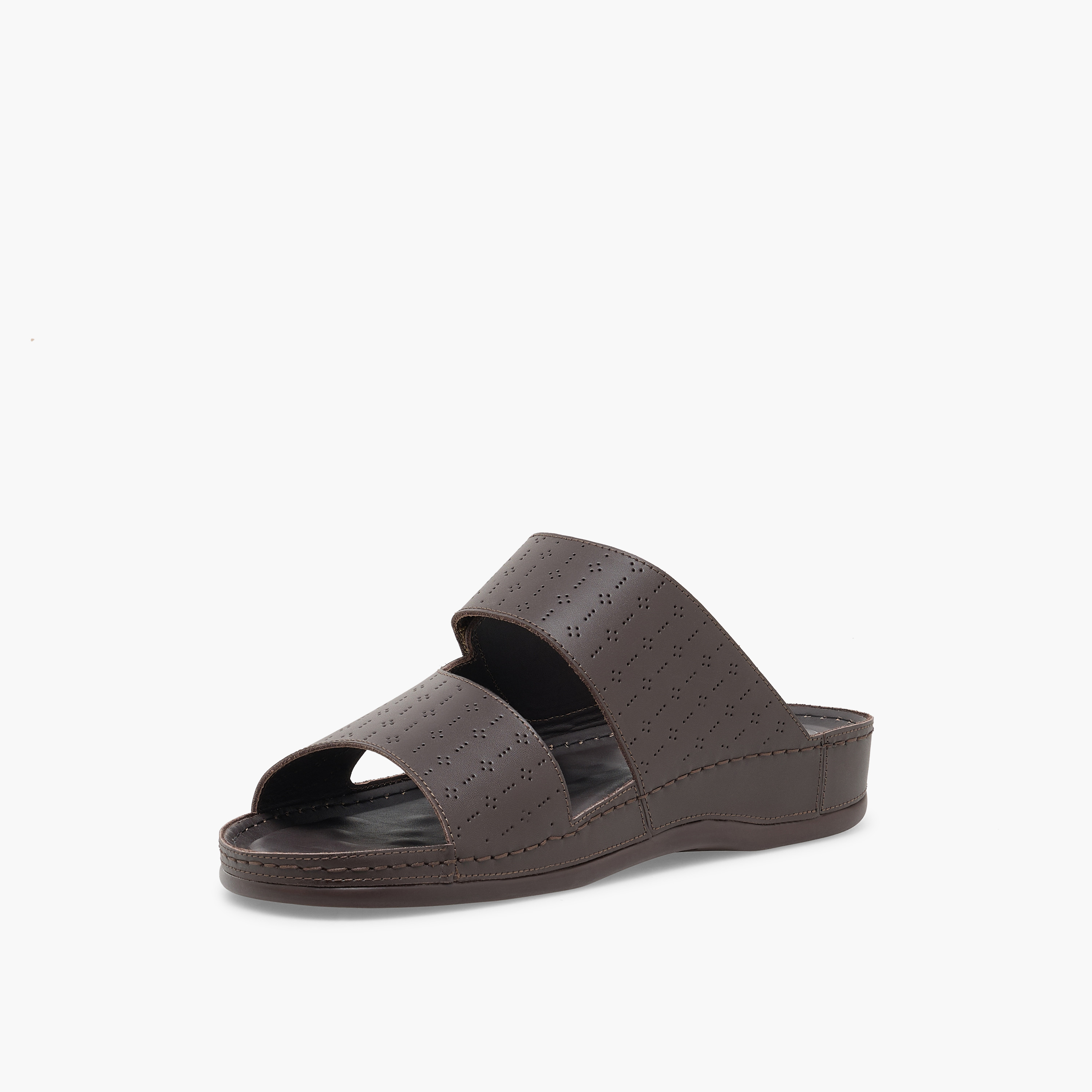 Al Waha Men Perforated Design Arabic Sandals-men-shoes-sandals-image-4