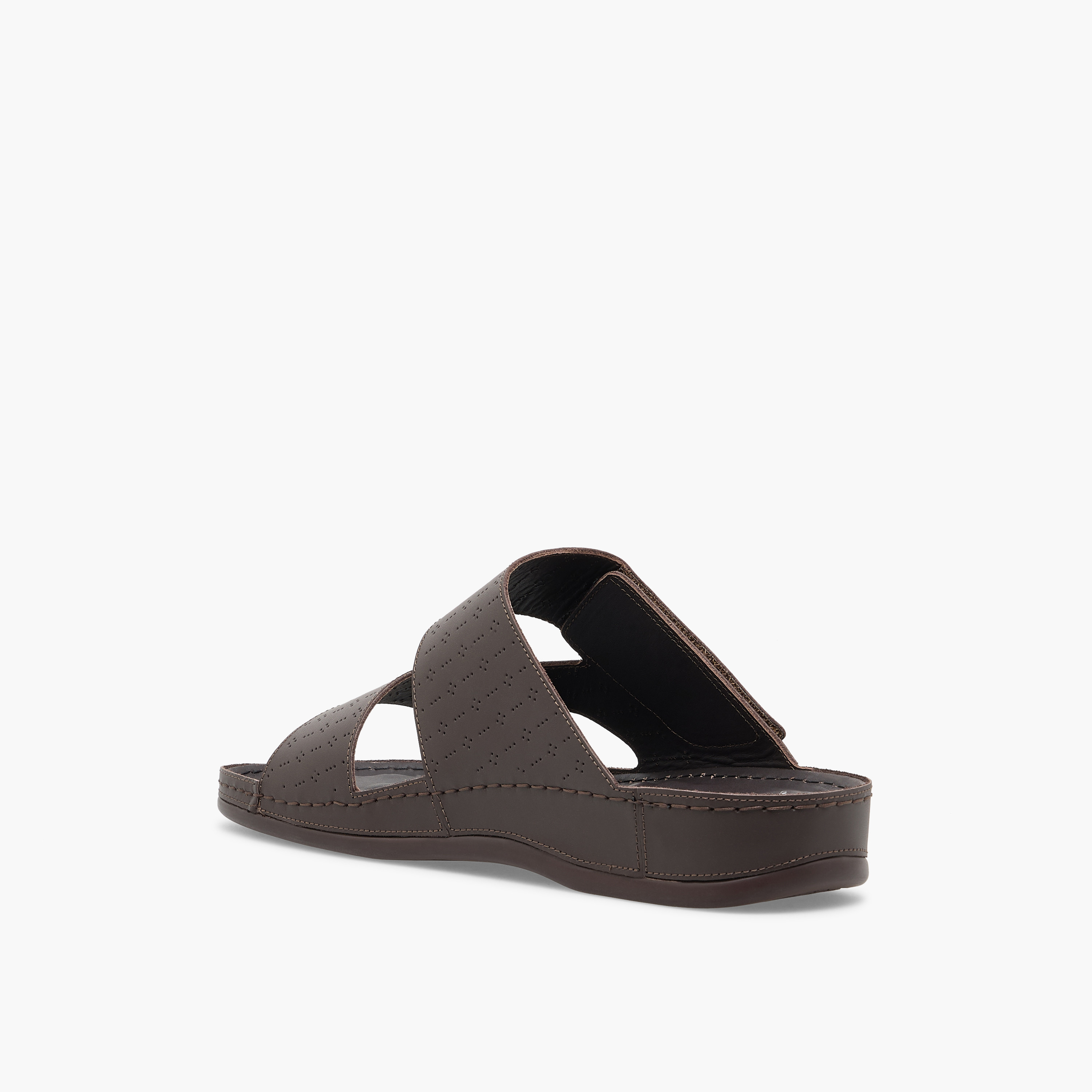 Al Waha Men Perforated Design Arabic Sandals-men-shoes-sandals-image-5