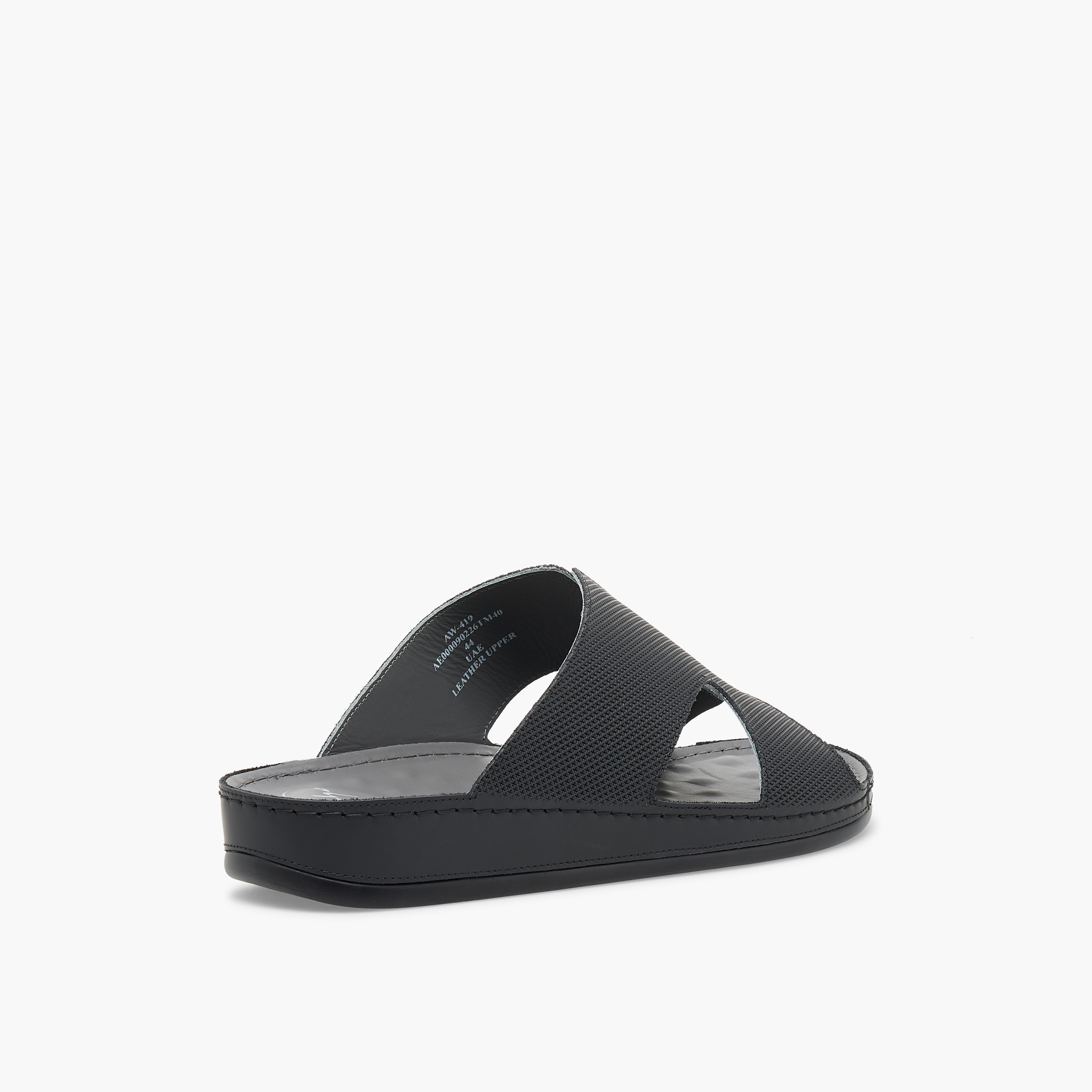 Al Waha Men Textured Leather Arabic Sandals-men-shoes-sandals-image-6