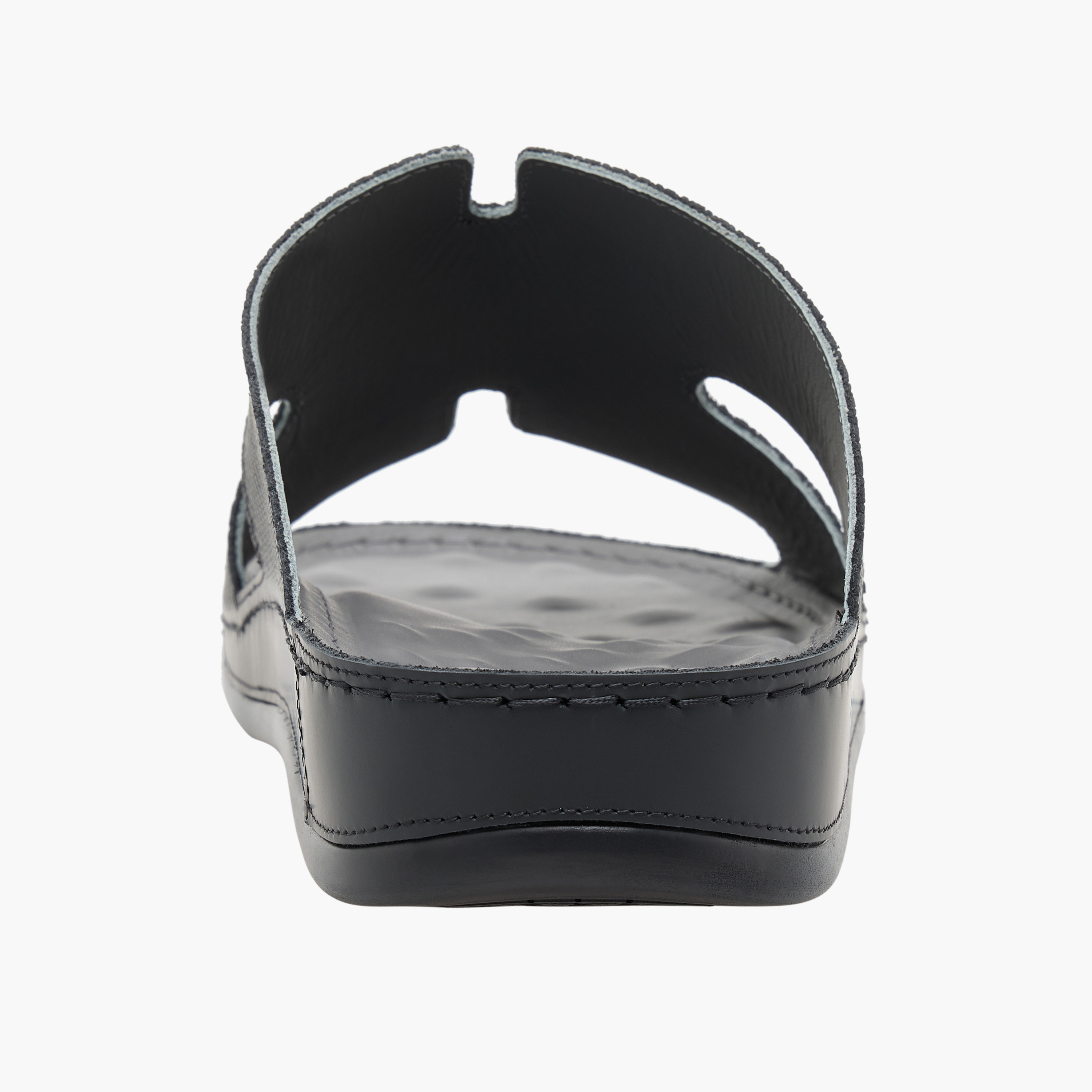 Al Waha Men Textured Leather Arabic Sandals-men-shoes-sandals-image-8