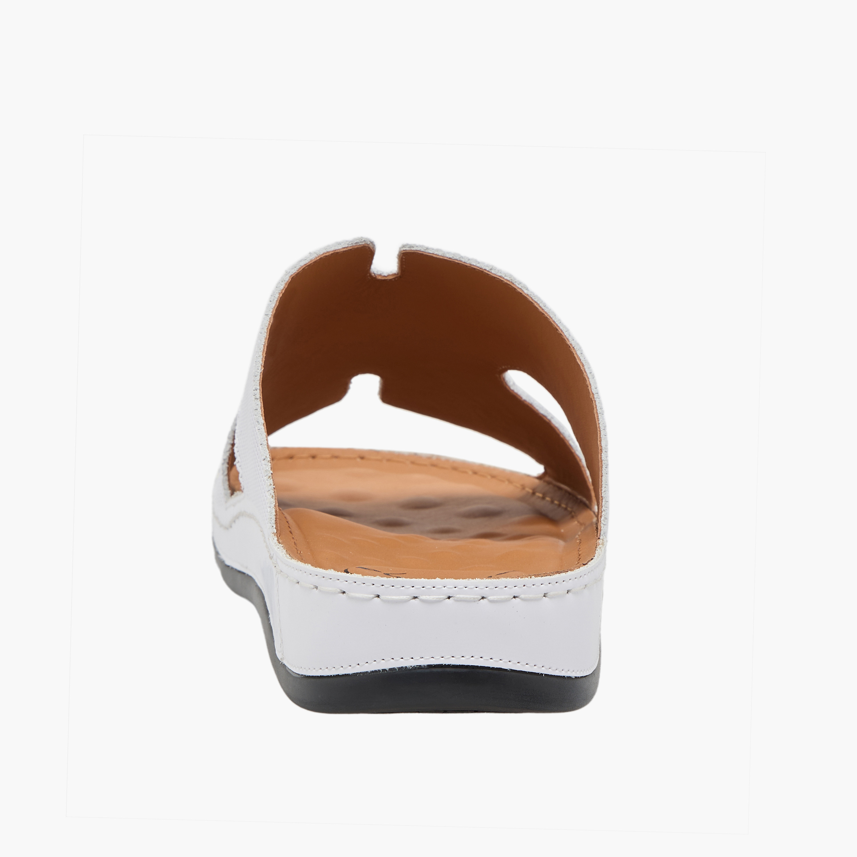 Al Waha Men Textured Leather Arabic Sandals-men-shoes-sandals-image-8