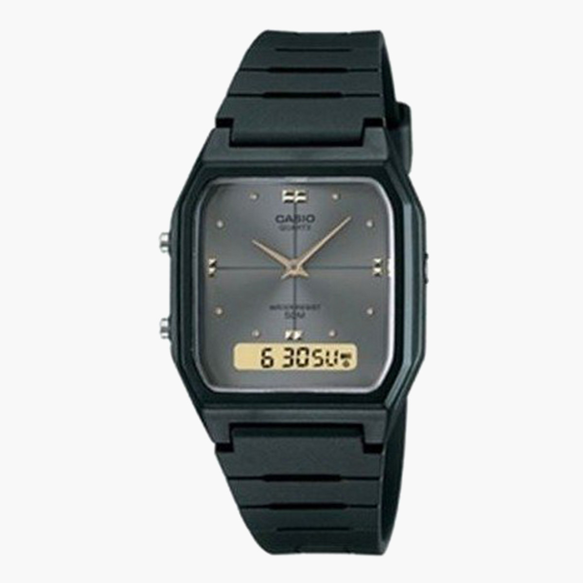 Casio Men Green Analog/Digital Silicone Strap Watch -AW-48HE-8AVDF-men-watchesandjewellery-watches-image-1