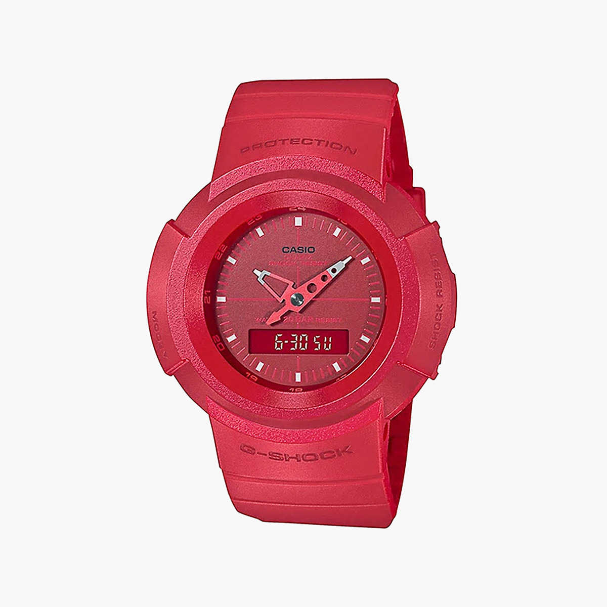 Casio store red watch