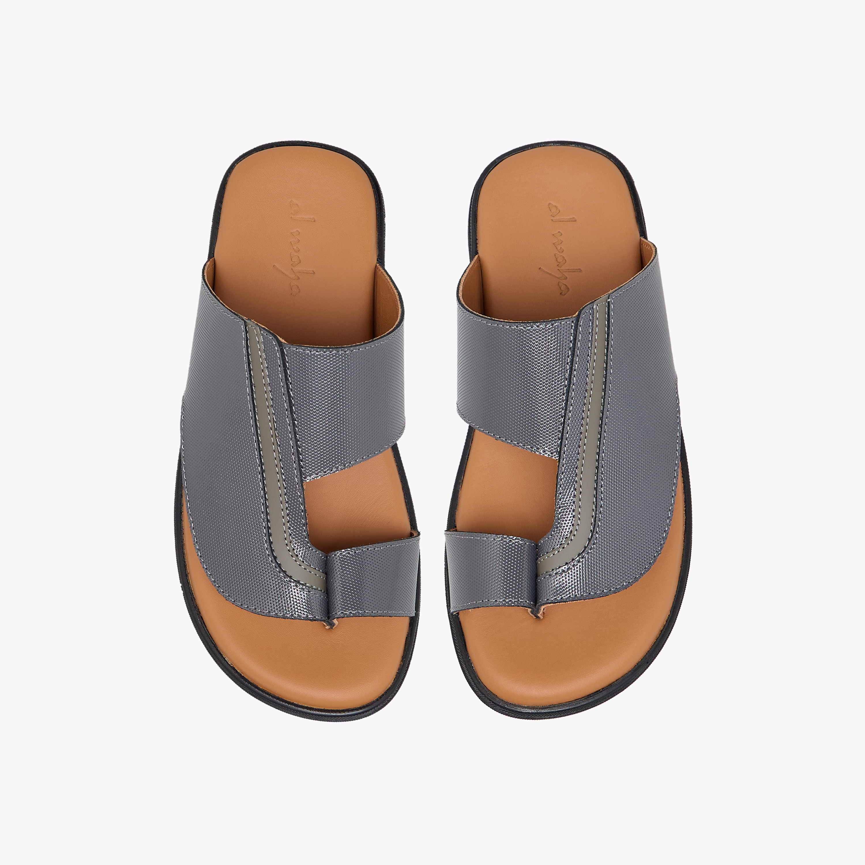 صندل عربي جلد سهل الارتداء للأولاد من الواحة-boys-shoes-sandals-image-1