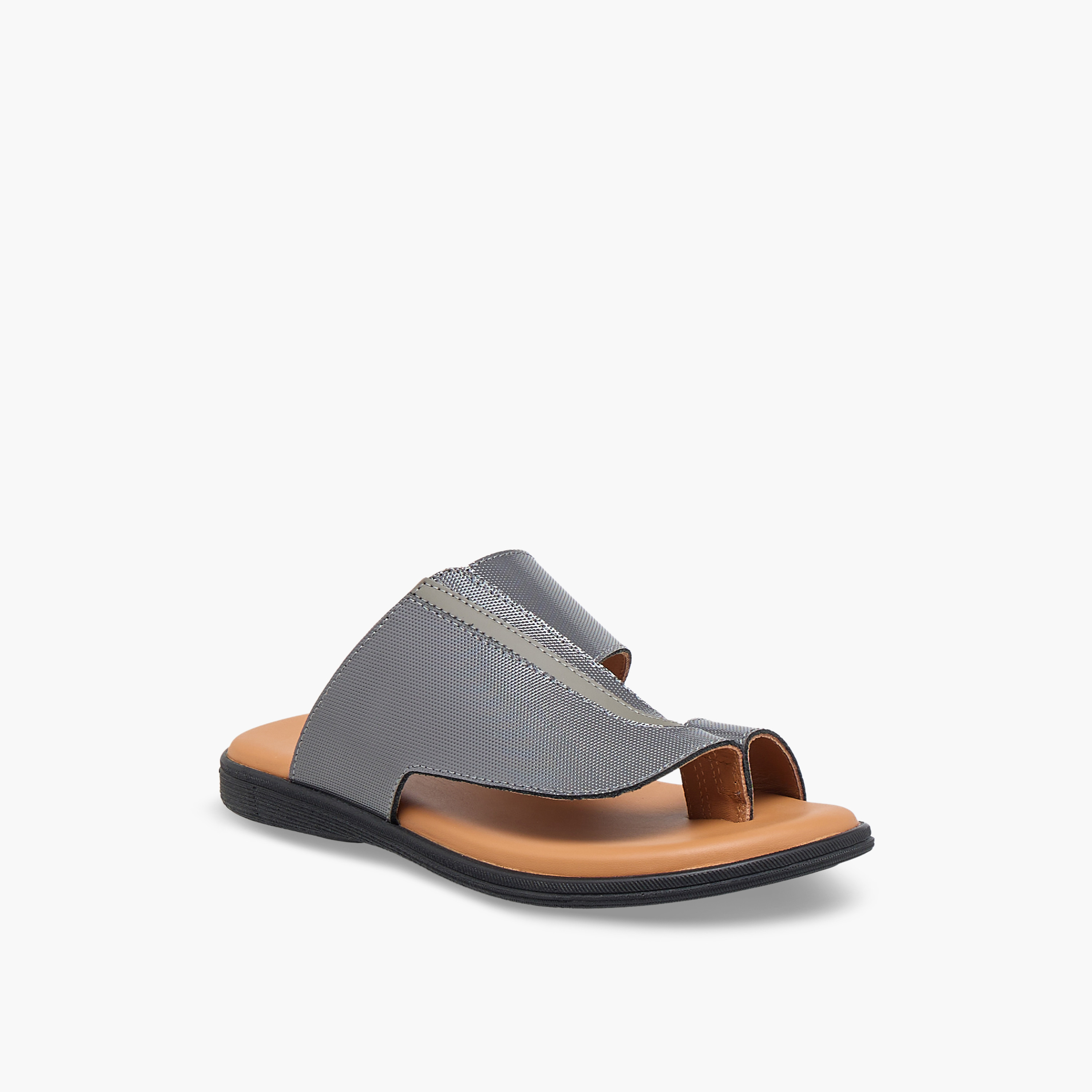 صندل عربي جلد سهل الارتداء للأولاد من الواحة-boys-shoes-sandals-image-2