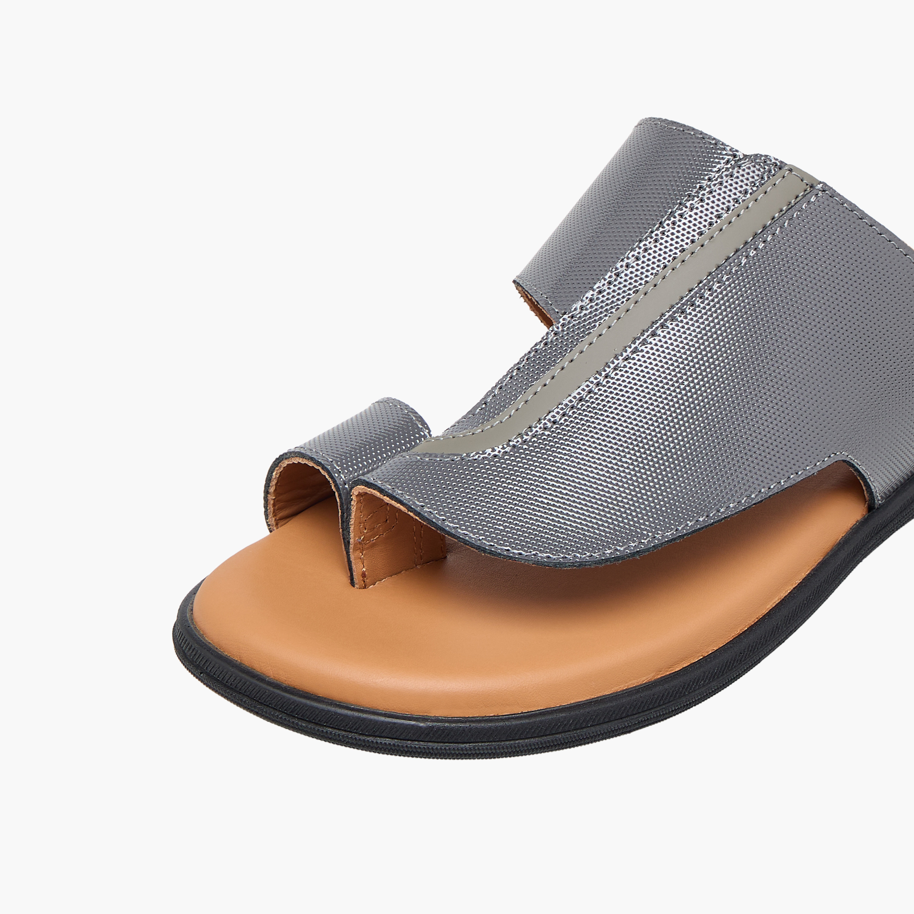 صندل عربي جلد سهل الارتداء للأولاد من الواحة-boys-shoes-sandals-image-7