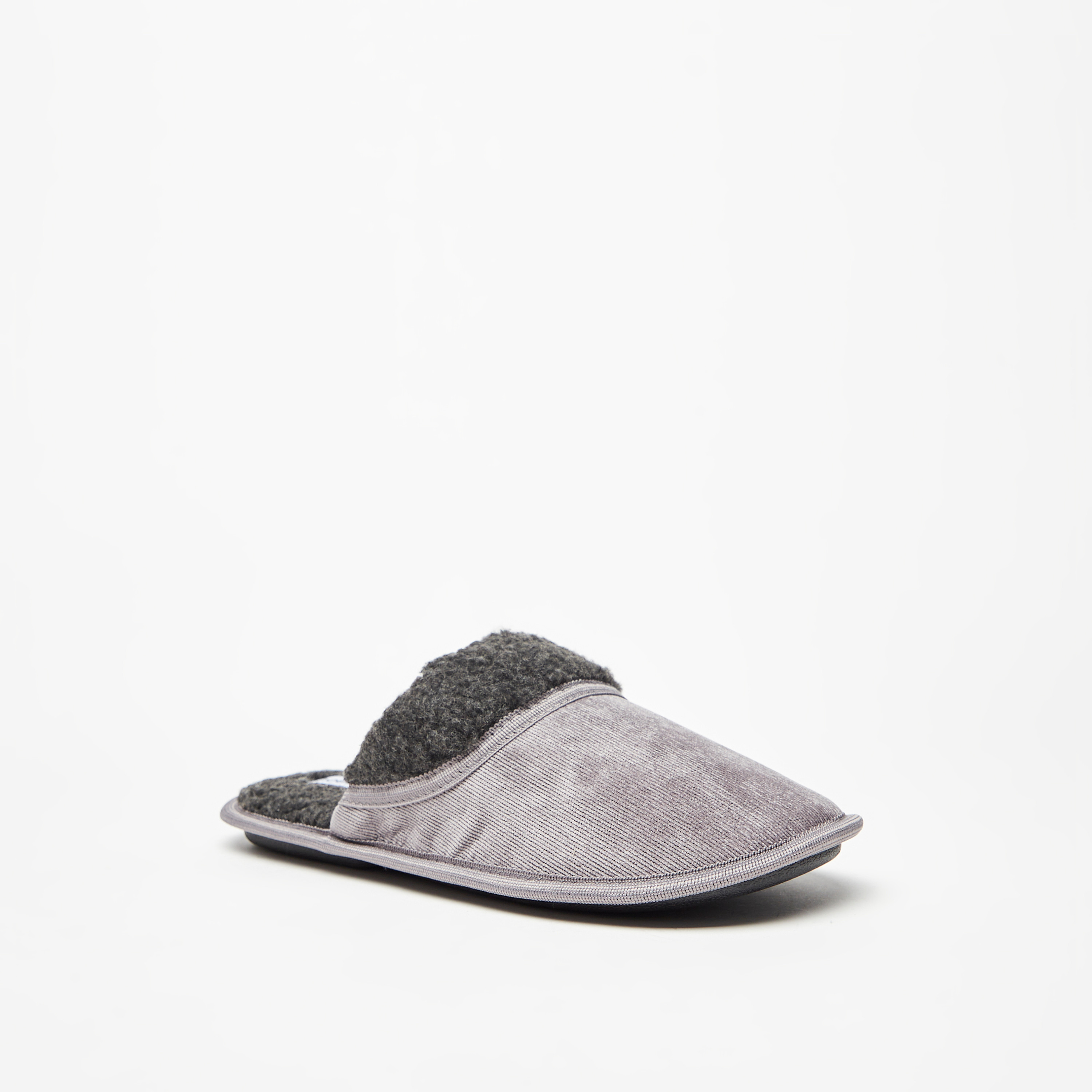 Plush discount slide slippers