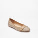 Celeste Monogram Print Slip-On Ballerina Shoes-Women%27s Ballerinas-thumbnail-0