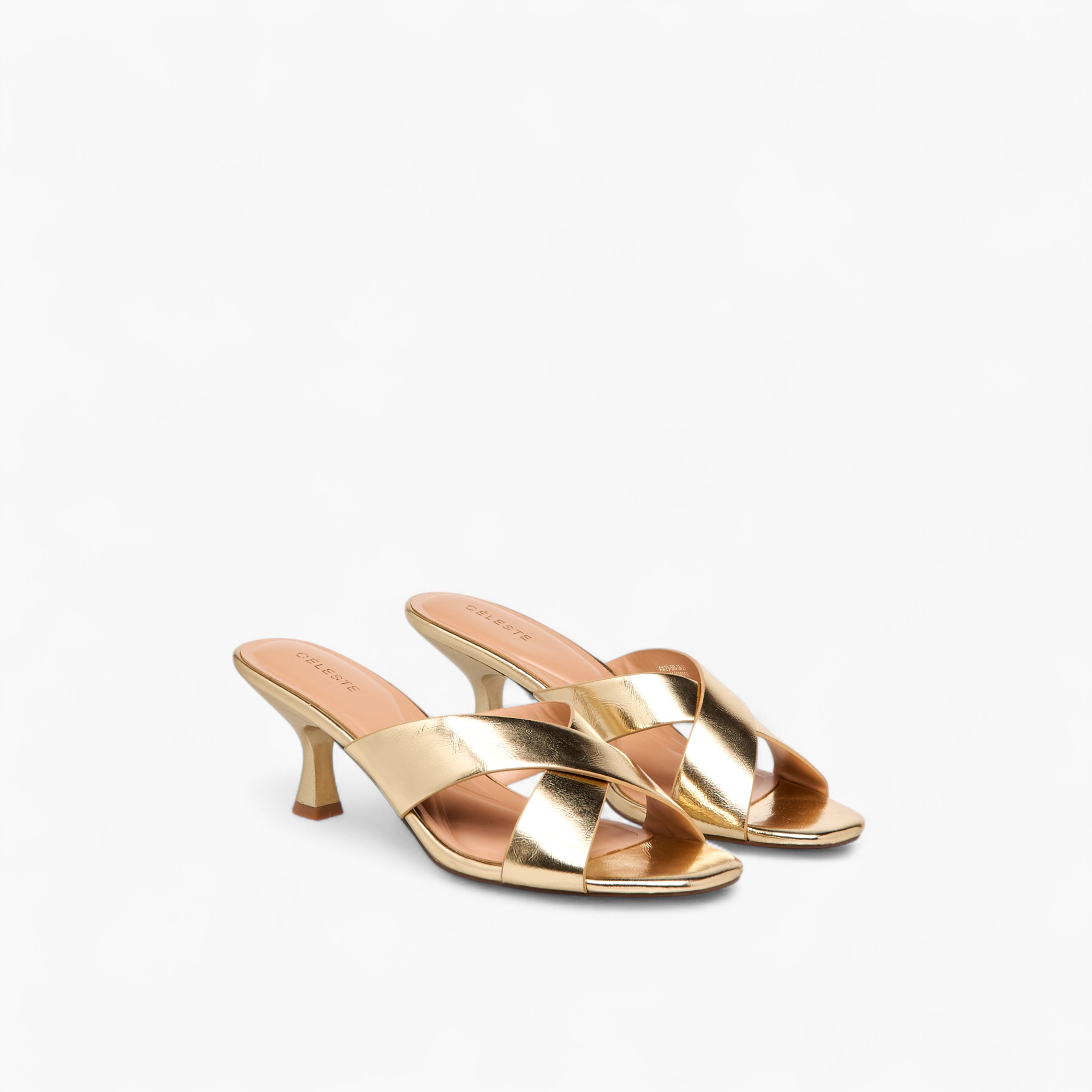 Celeste Women Crisscross Kitten Heel Sandals-women-shoes-sandals-heeled-image-1