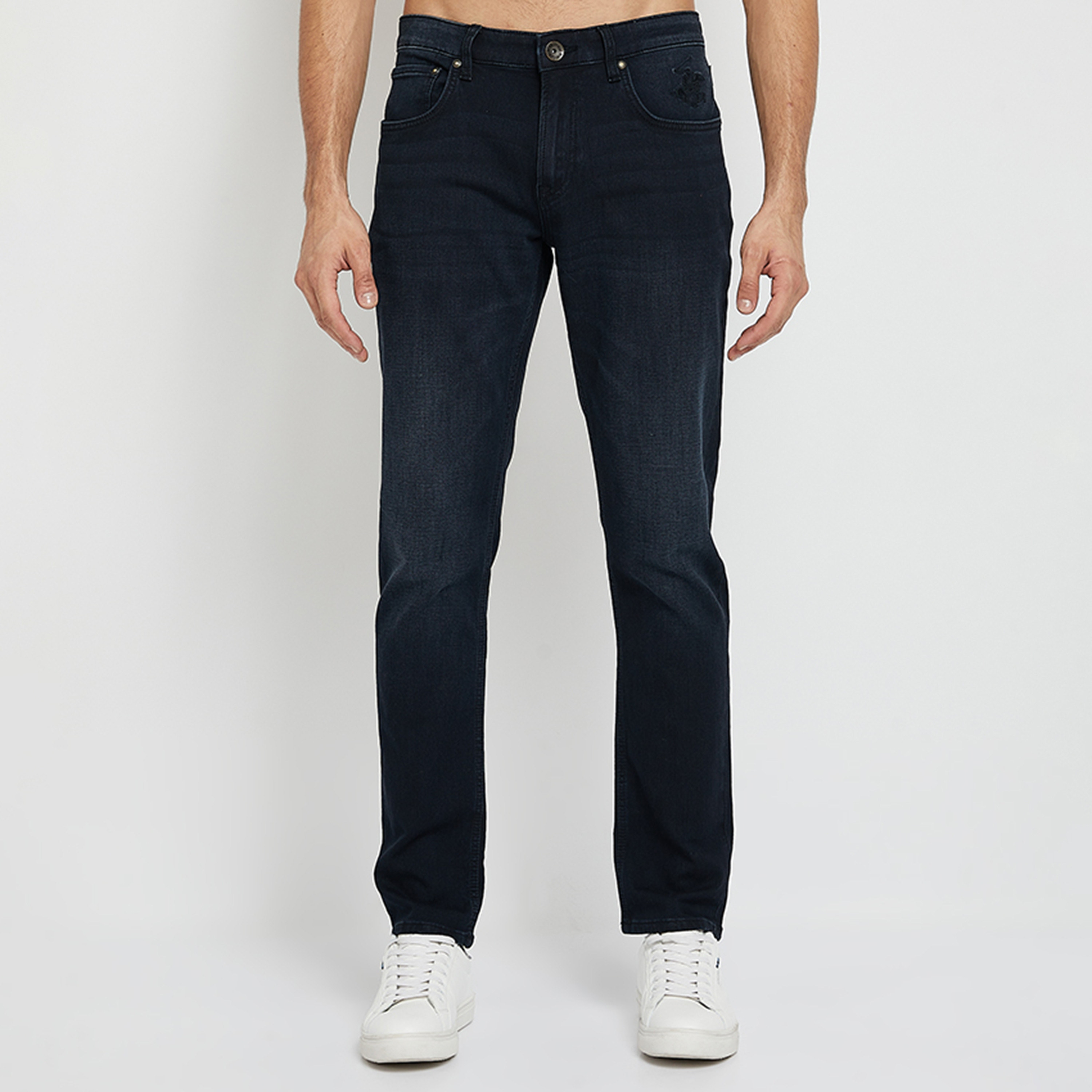 بنطال جينز بيفرلي هيلز بولو كلوب بقصة ضيقة و5 جيوب متوسط ​​الارتفاع-men-clothing-bottoms-jeans-image-1