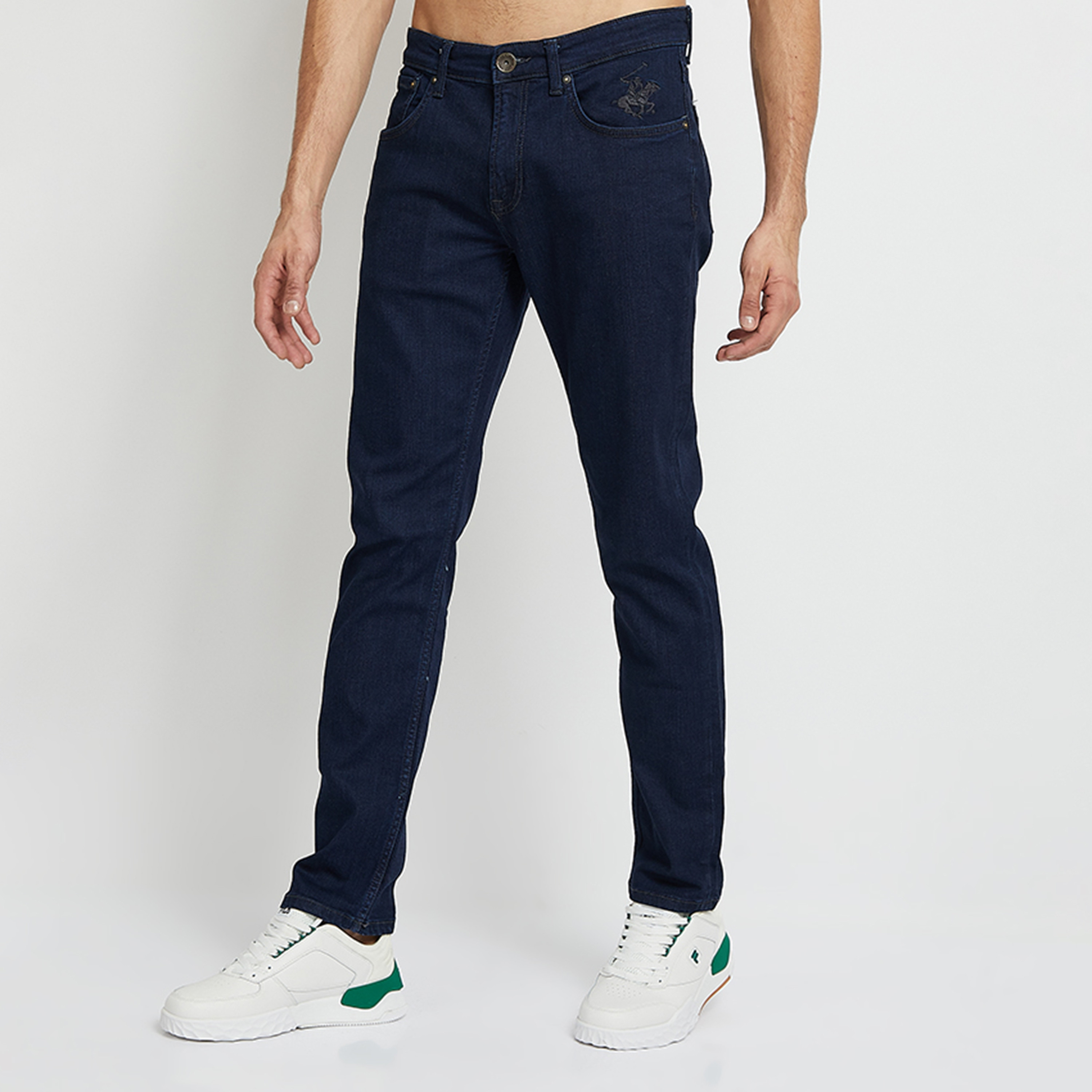 بنطال جينز بيفرلي هيلز بولو كلوب بقصة ضيقة و5 جيوب متوسط ​​الارتفاع-men-clothing-bottoms-jeans-image-1
