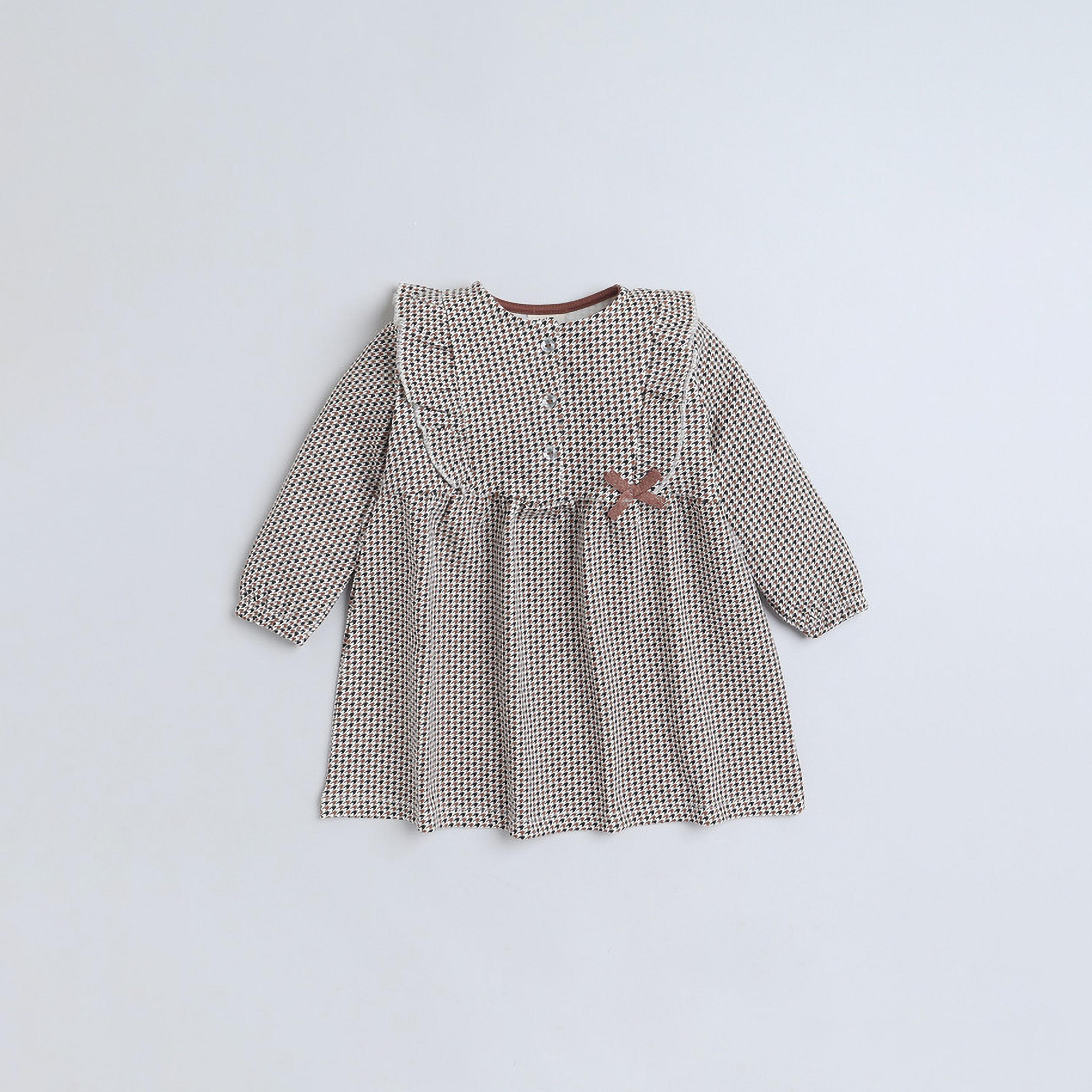 Victor and Jane Printed Long Sleeves Dress-girls-clothing-dressesandjumpsuits-image-1