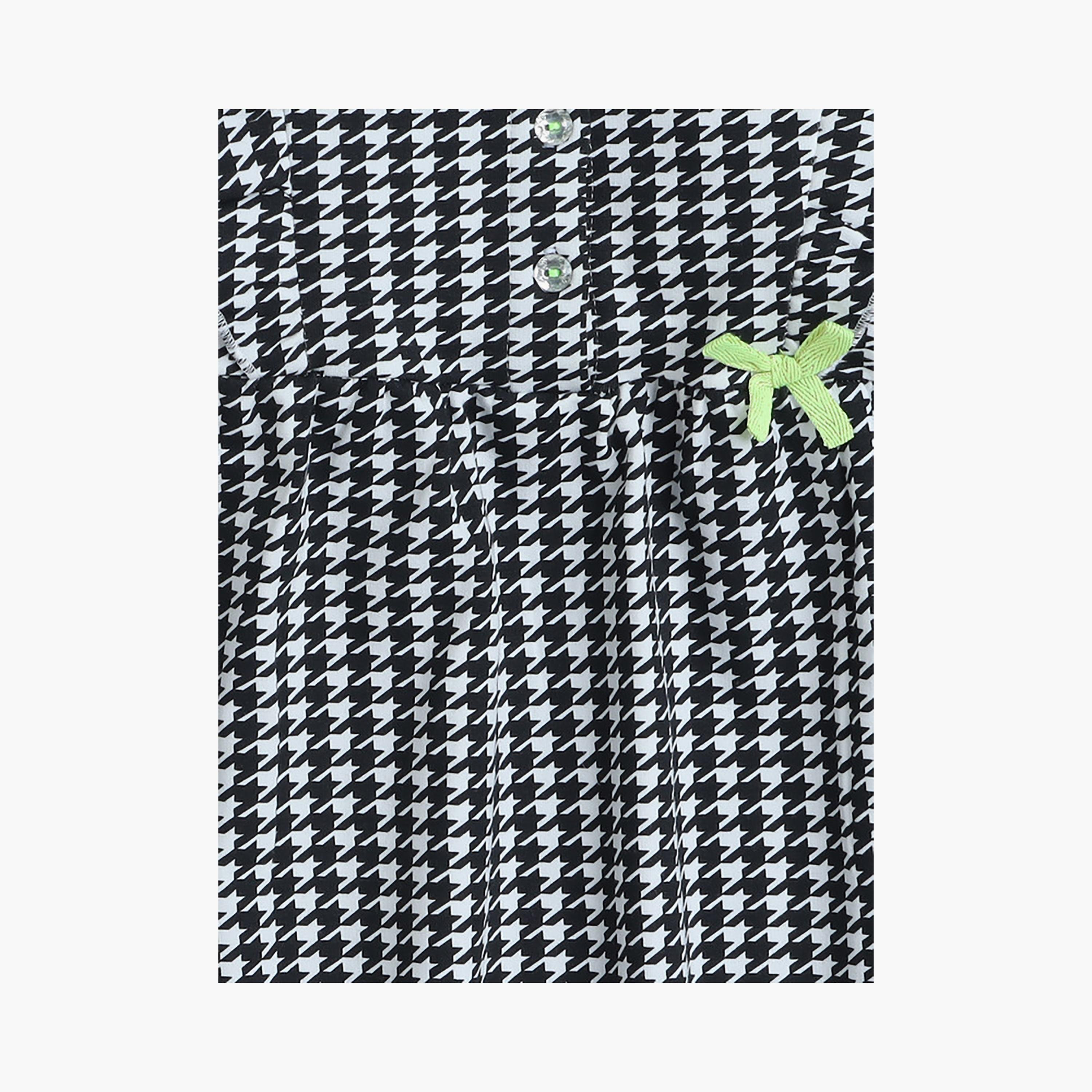فستان مطبوع fأكمام طويلة من فيكتور اند جين-girls-clothing-dressesandjumpsuits-image-3