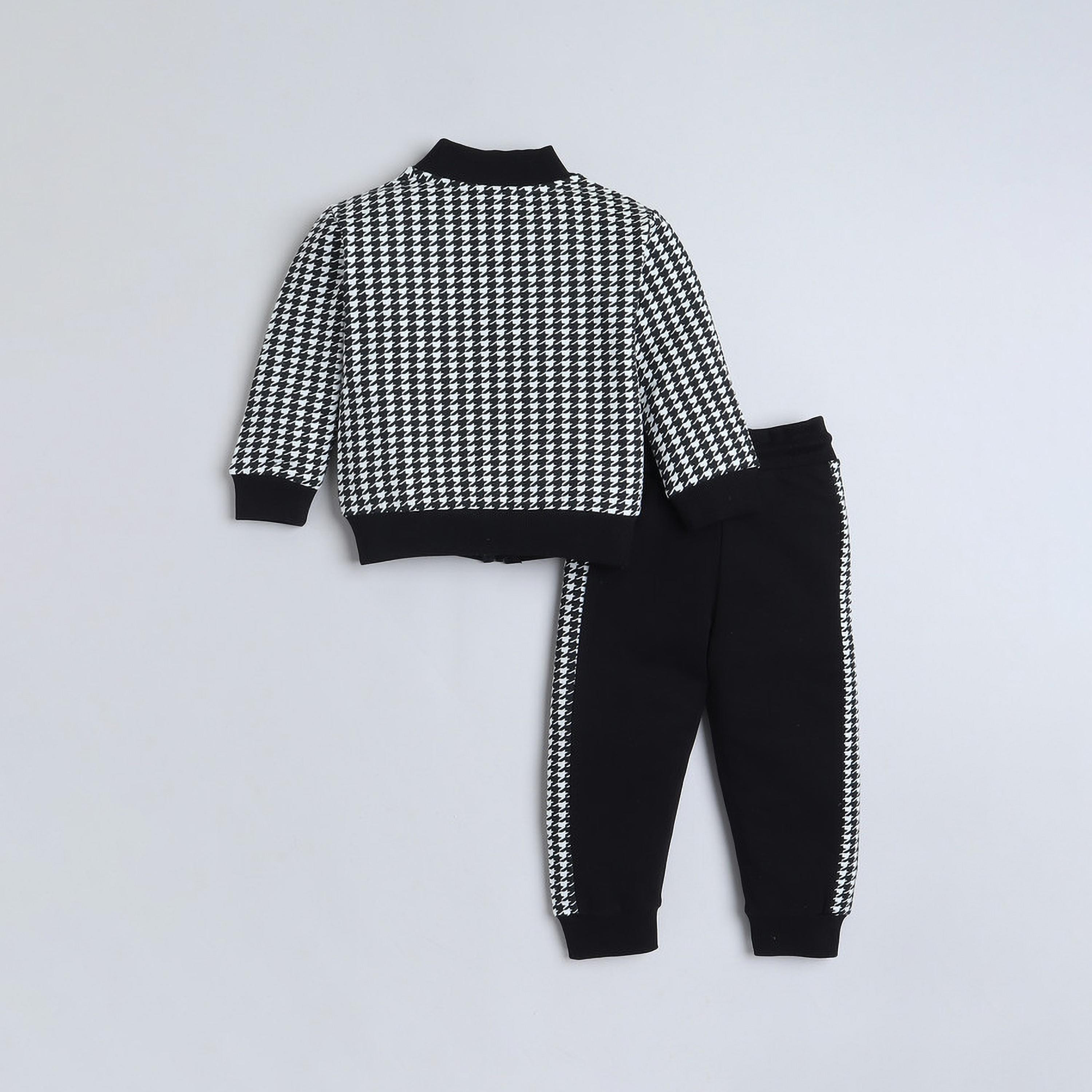 جاكيت مطبوع بأكمام طويلة 3 قطع وقميص وبنطال ركض من فيكتور اند جين-cpbaby-clothing-girls-clothessets-image-2