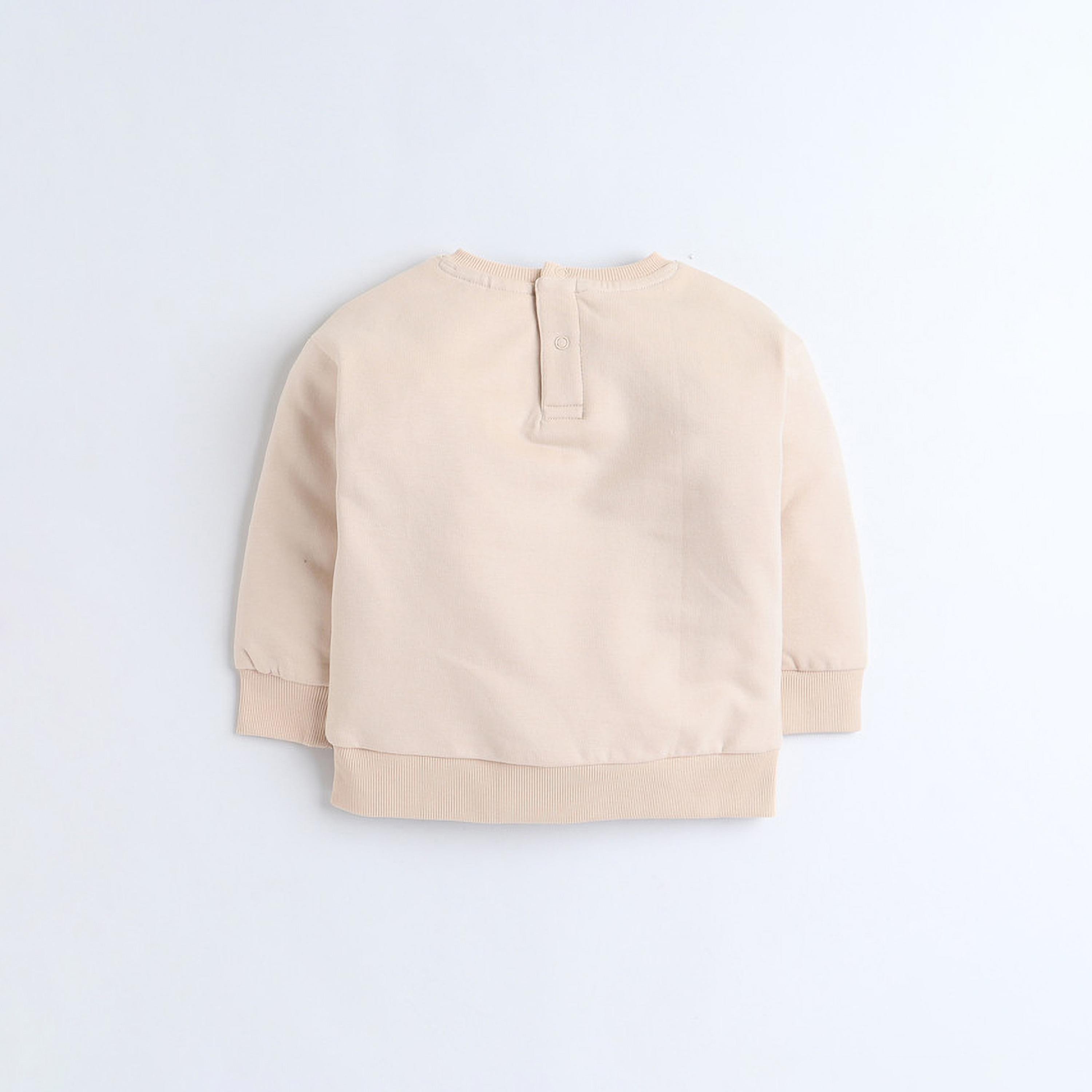 سويت شيرت مطرز بأكمام طويلة قطعتين من مع بنطال ضيق من فيكتور اند جين-girls-clothing-winterwear-setsandcoords-image-5