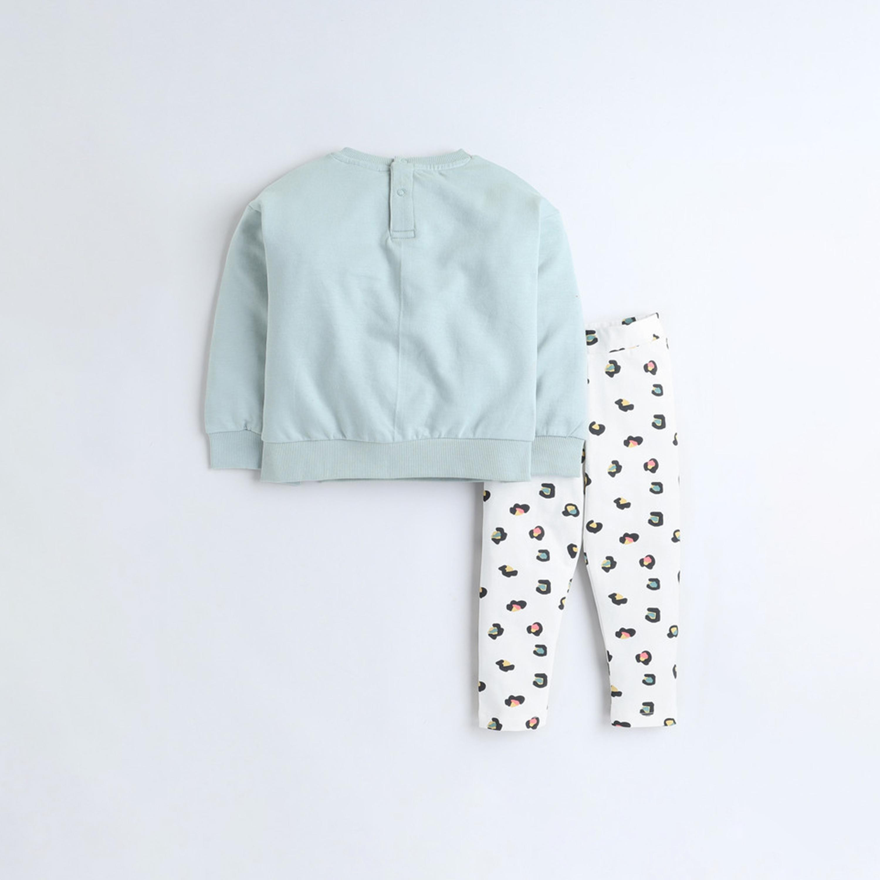 Victor and Jane 2-Piece Embroidered Long Sleeves Sweatshirt with Leggings-cpbaby-clothing-girls-clothessets-image-3