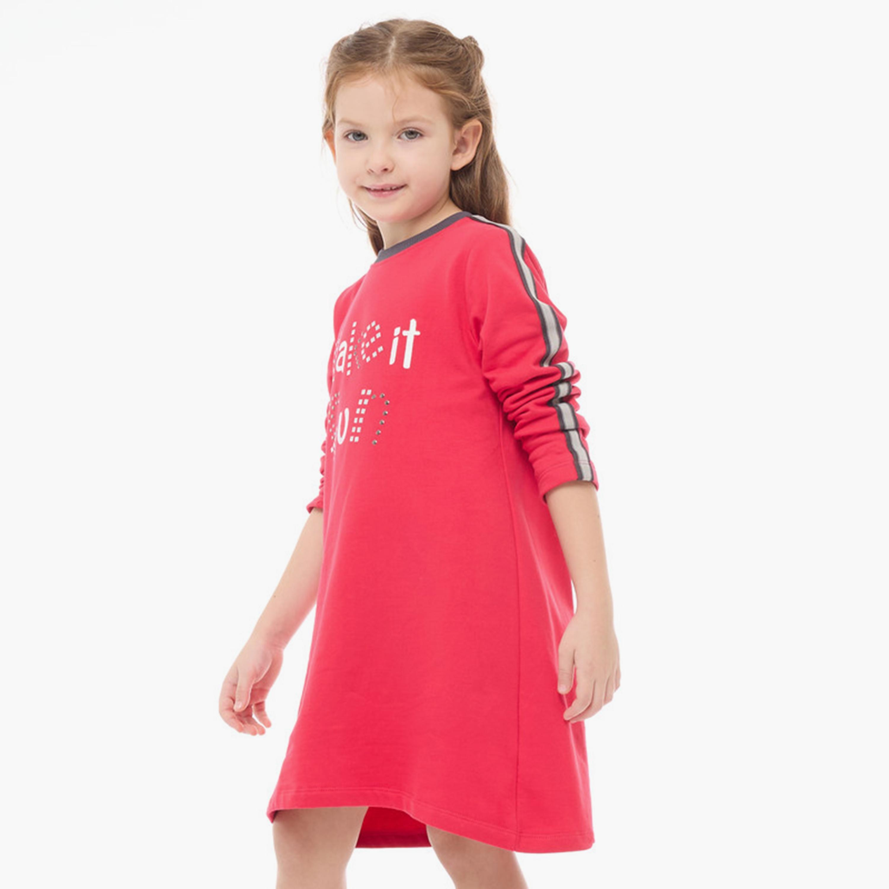 Victor and Jane Printed Long Sleeves Dress-girls-clothing-dressesandjumpsuits-image-3