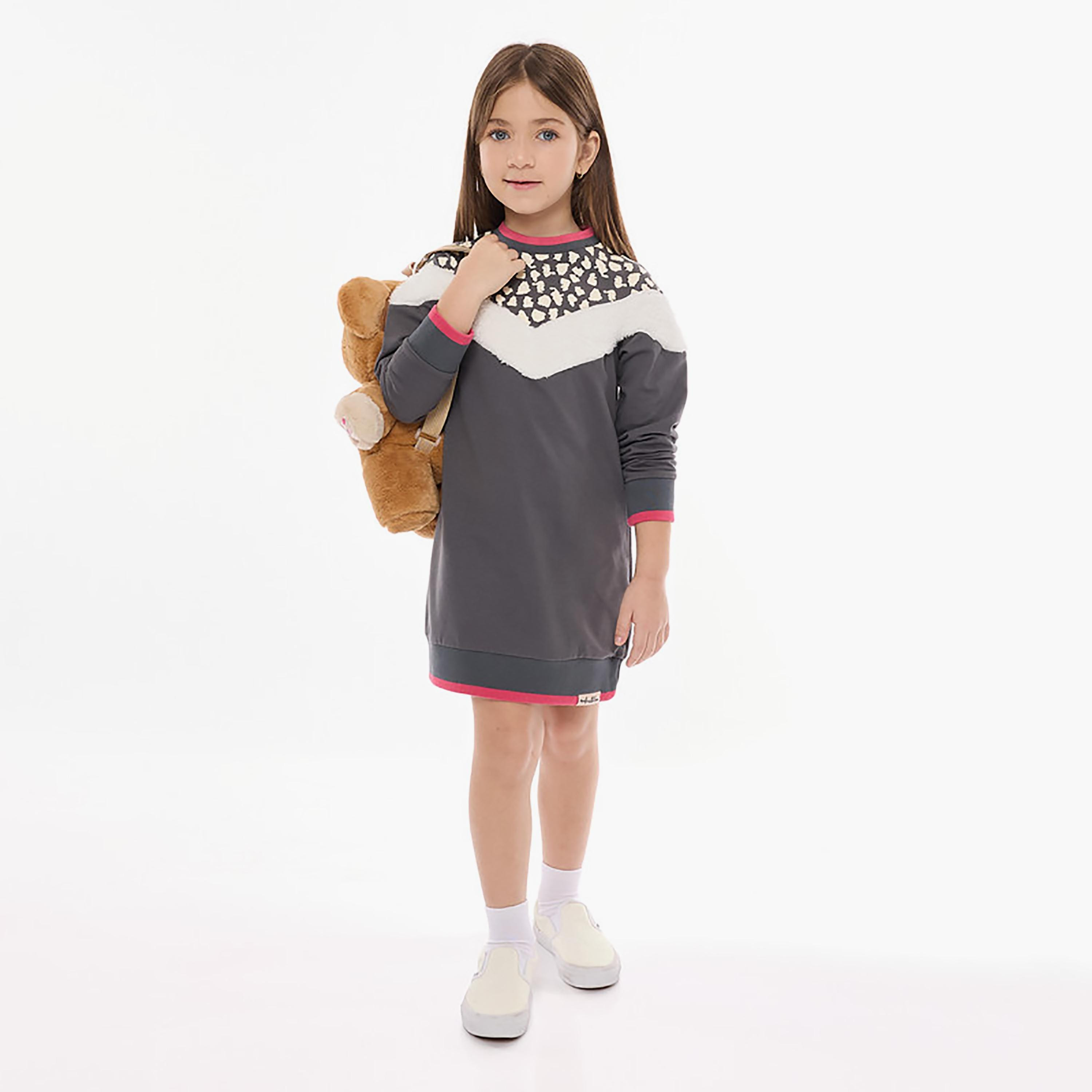 Victor and Jane Printed Long Sleeves Dress-girls-clothing-dressesandjumpsuits-image-2
