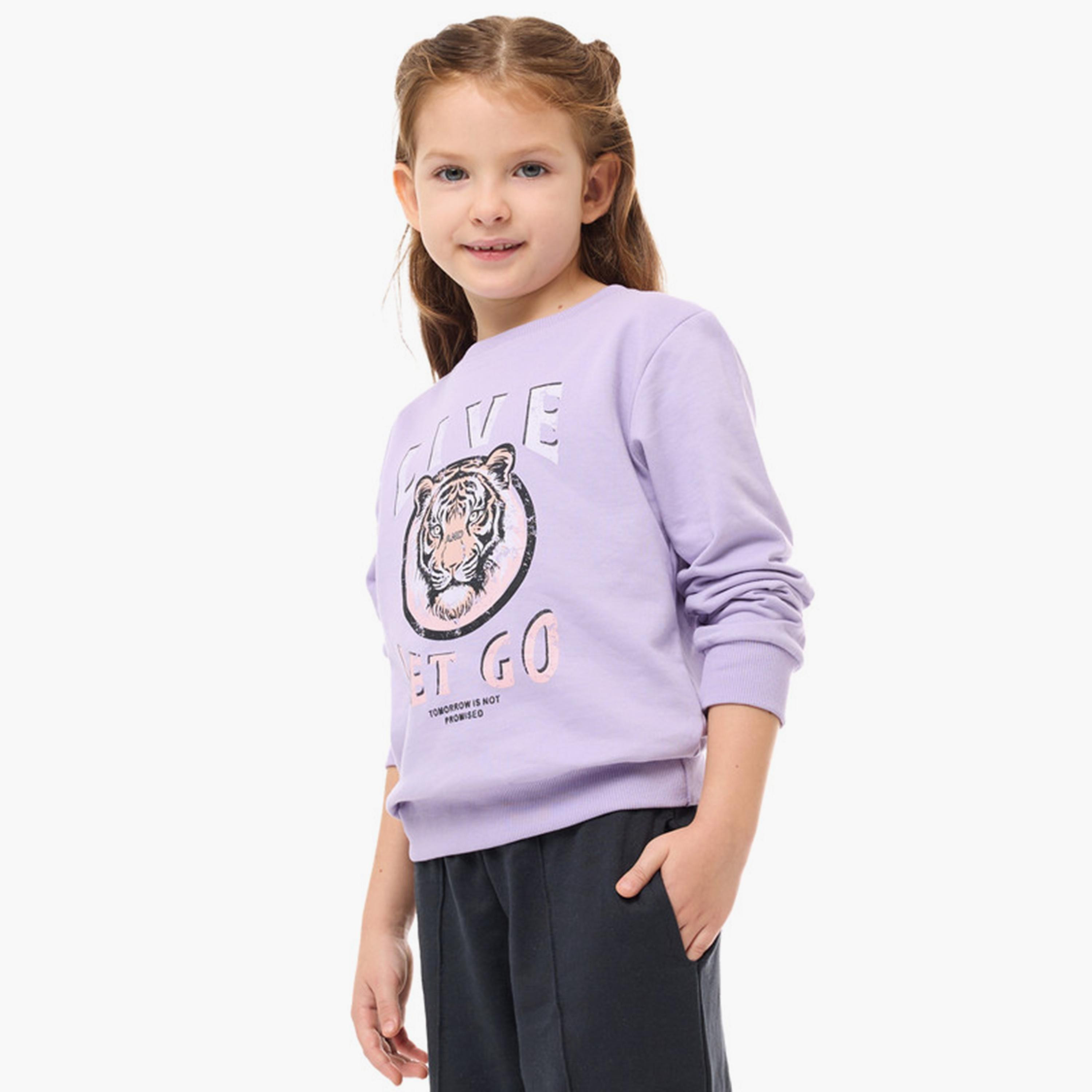 Victor and Jane Printed Long Sleeves Sweatshirt-cpbaby-clothing-girls-winterwear-sweatshirts-image-2