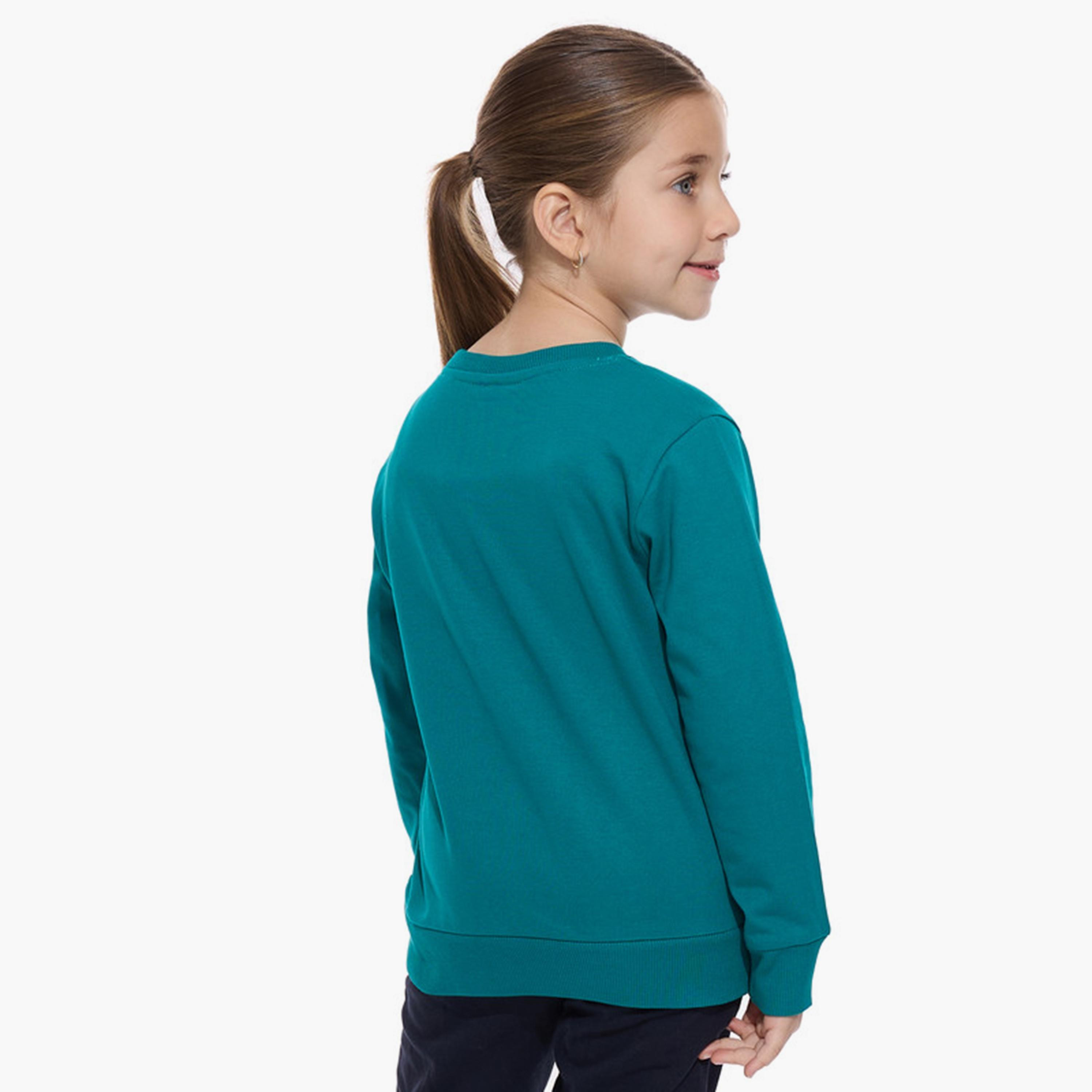 سويت شيرت مطبوع بأكمام طويلة من فيكتور اند جين-cpbaby-clothing-girls-winterwear-sweatshirts-image-4