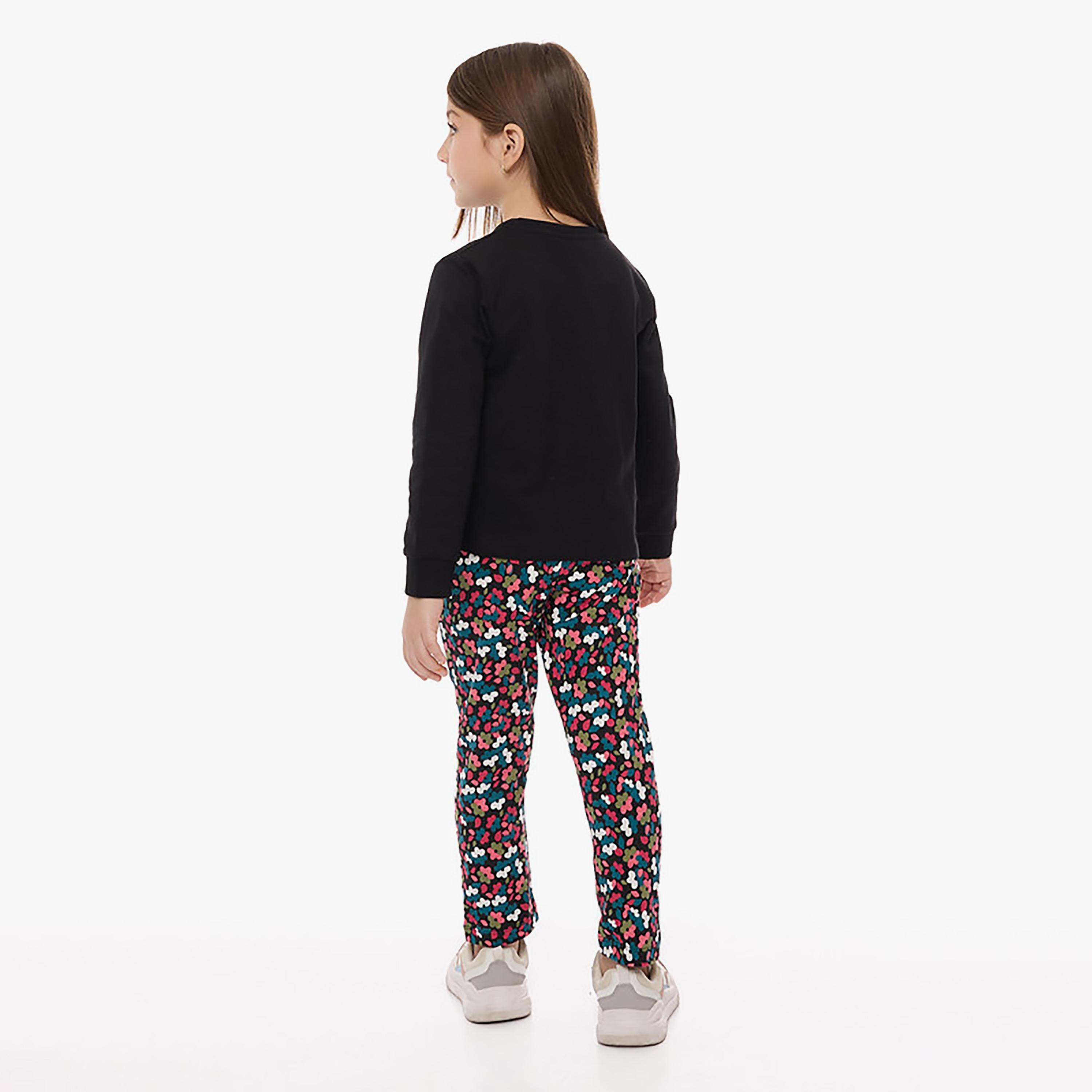 Victor and Jane 2-Piece Printed Long Sleeves T-Shirt with Leggings-cpbaby-clothing-girls-clothessets-image-3