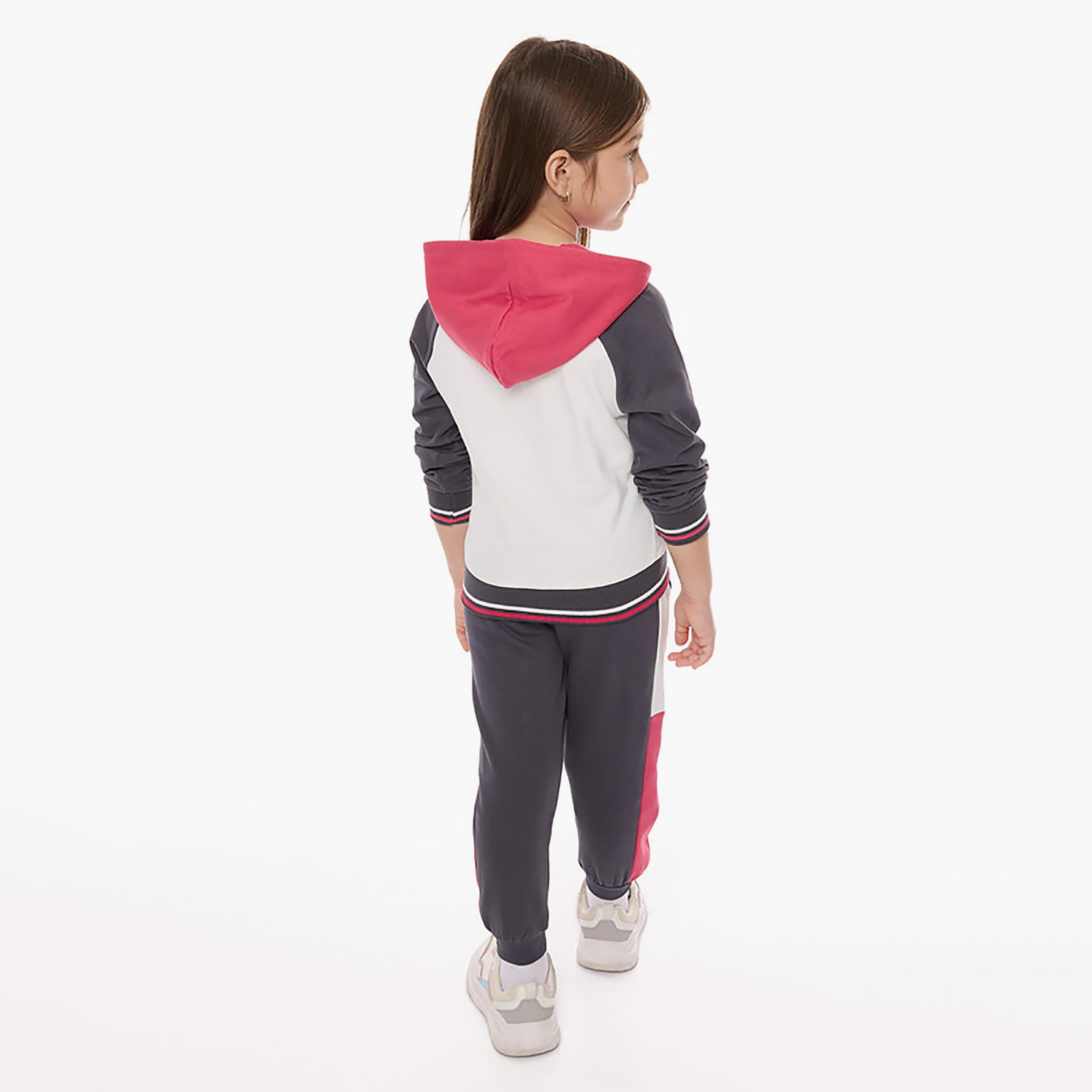 Victor and Jane 2-Piece Printed Long Sleeves Jacket with Joggers-cpbaby-clothing-girls-clothessets-image-3