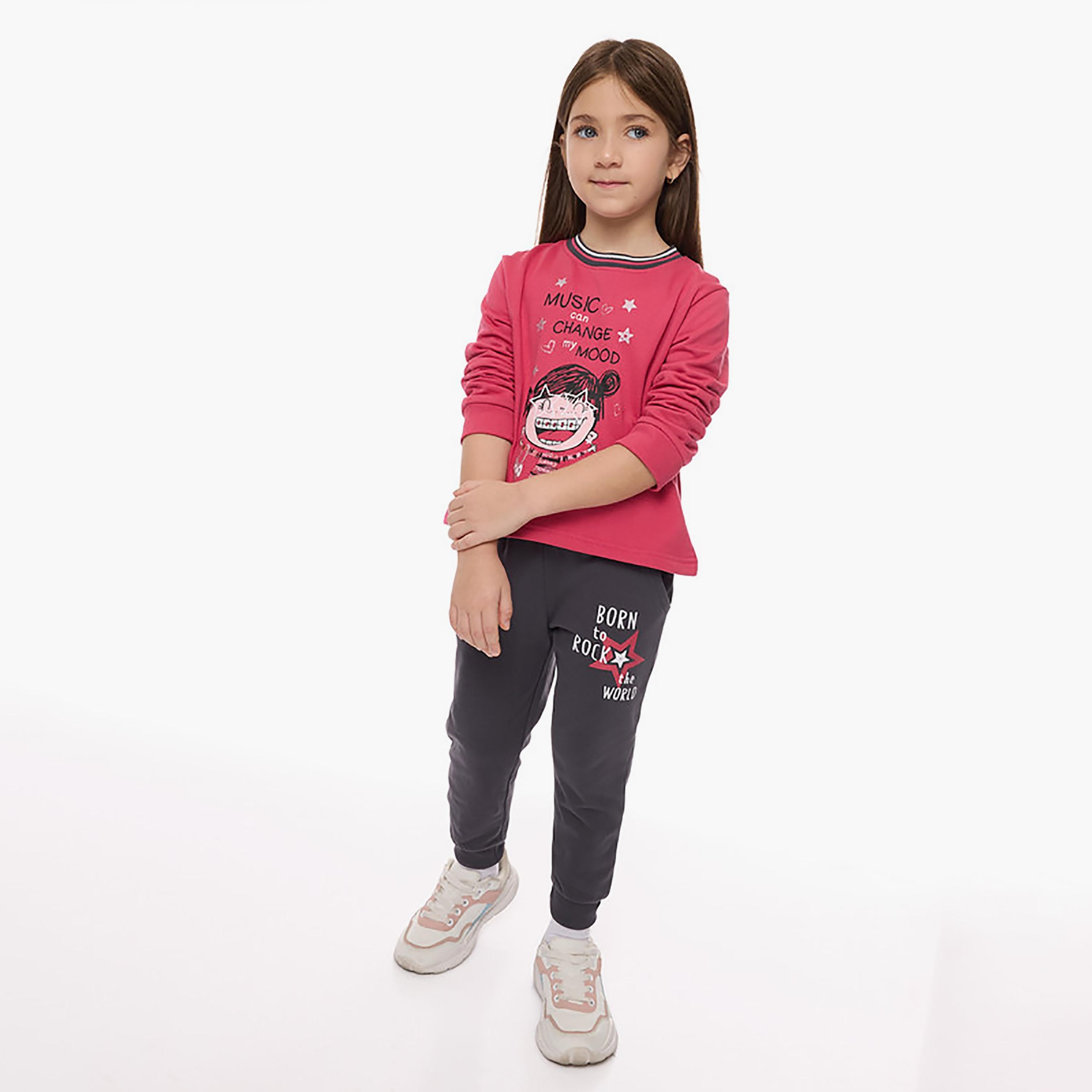 Victor and Jane 2-Piece Printed Long Sleeves T-Shirt with Joggers-cpbaby-clothing-girls-clothessets-image-1
