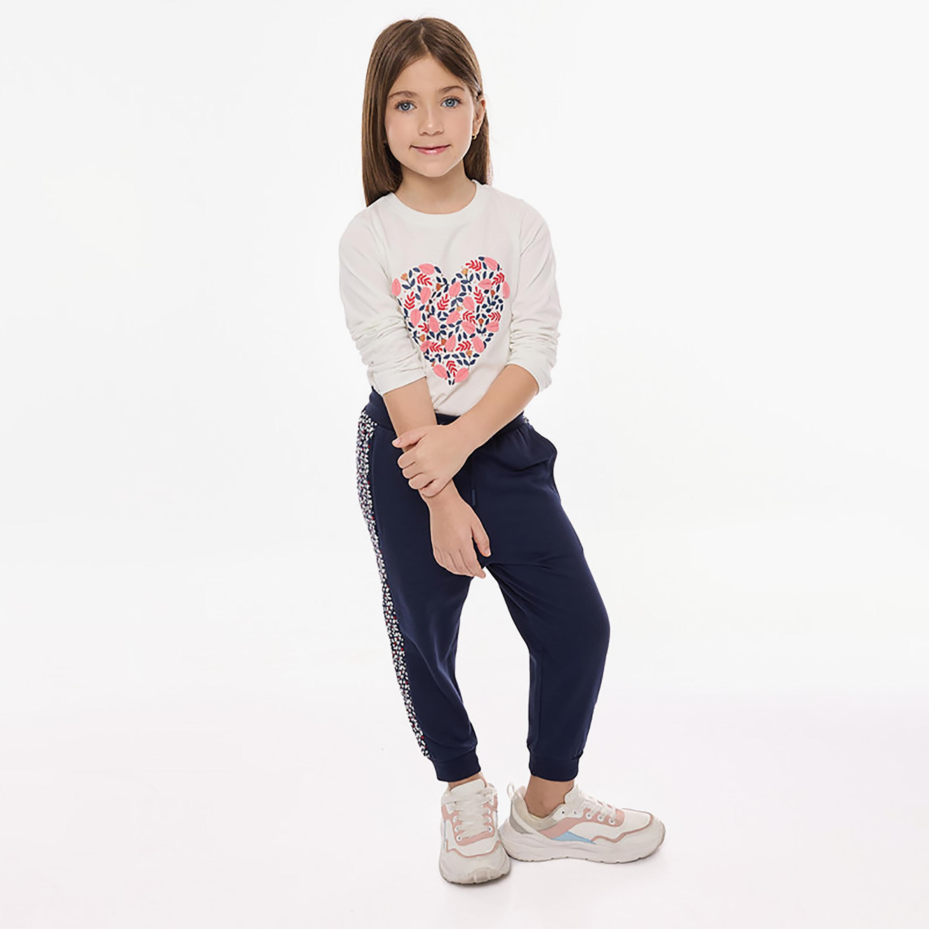 Victor and Jane 3-Piece Printed Long Sleeves Jacket, T-Shirt with Joggers-girls-clothing-winterwear-setsandcoords-image-3