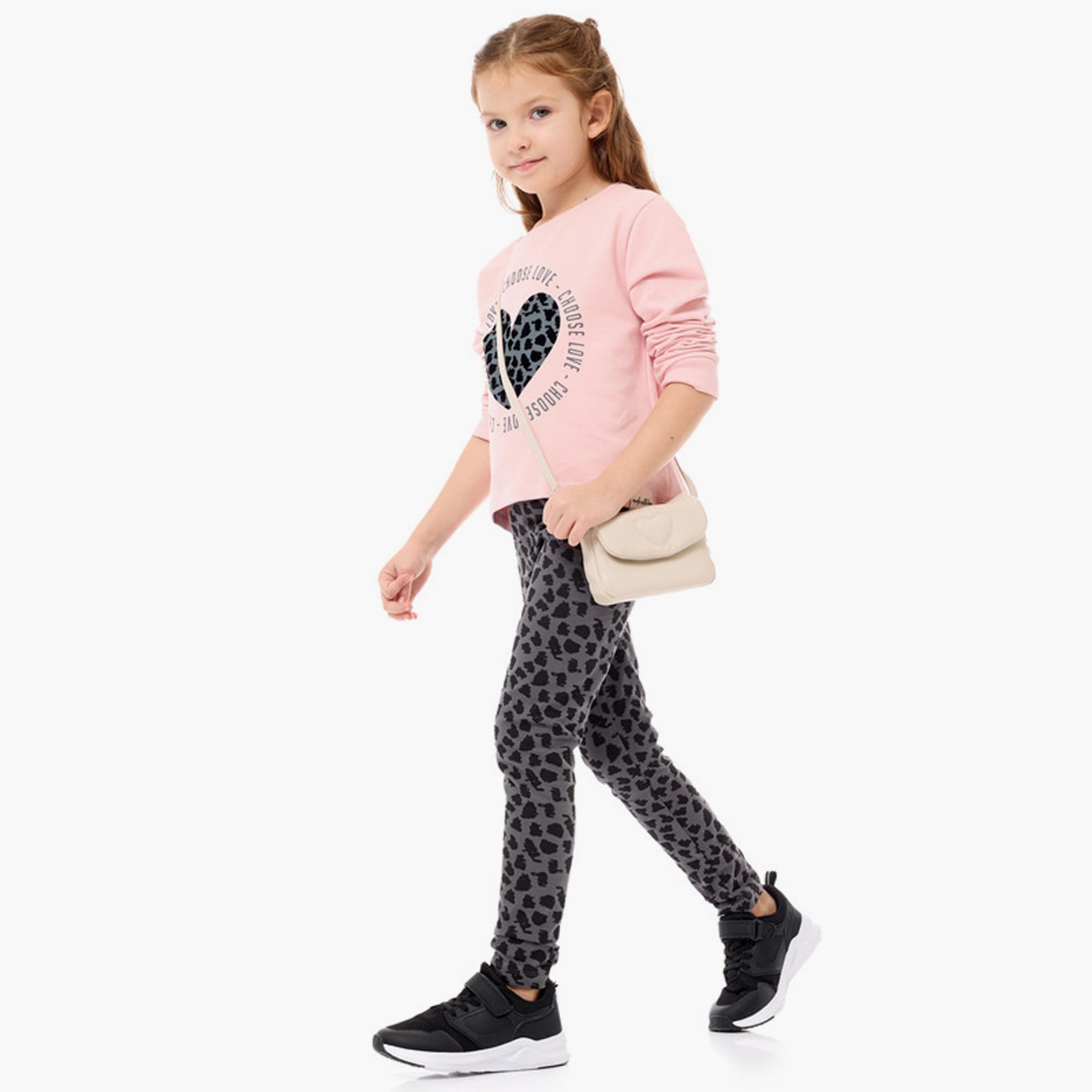 Victor and Jane 2-Piece Printed Long Sleeves T-Shirt with Leggings-cpbaby-clothing-girls-clothessets-image-1
