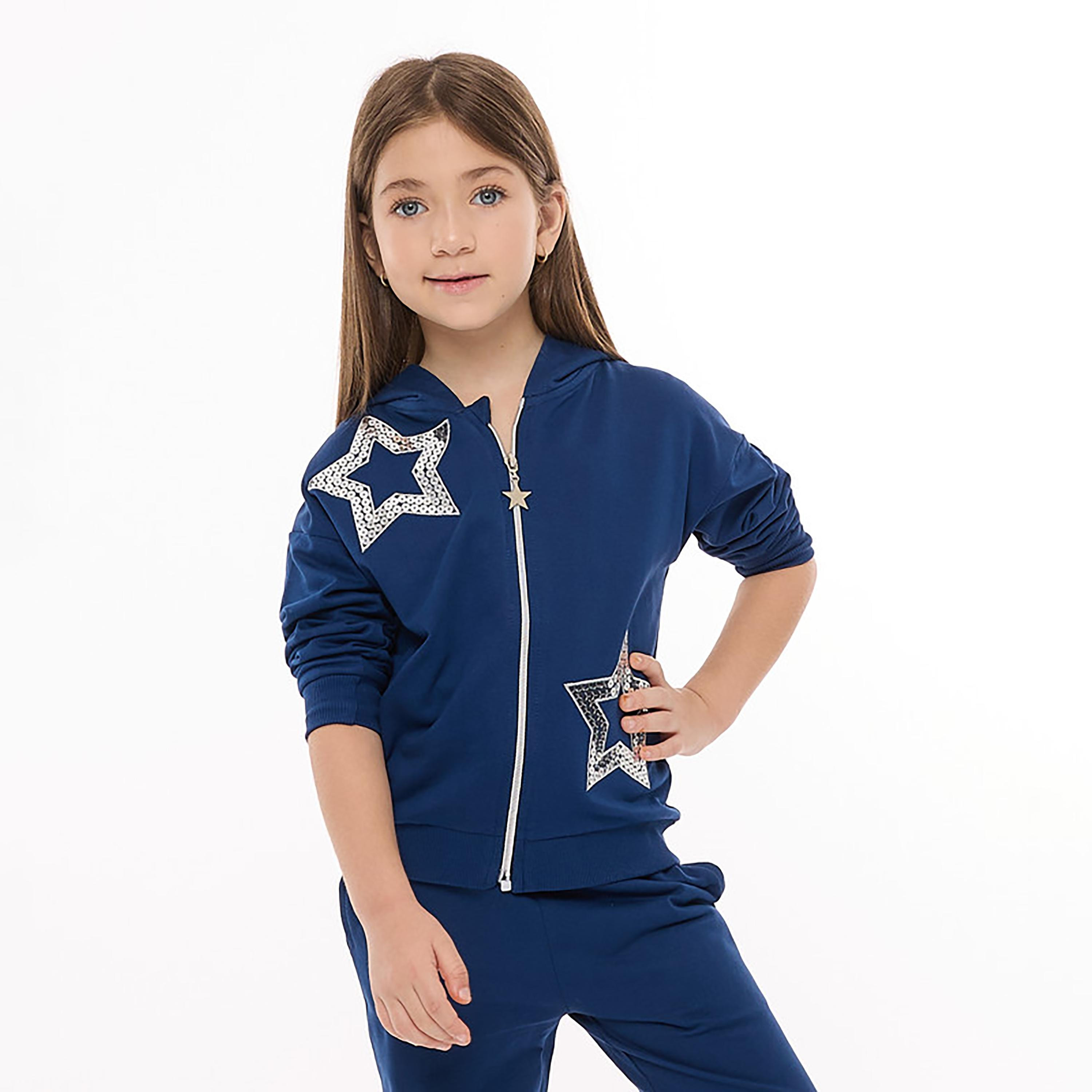 Victor and Jane 2-Piece Embellished Long Sleeves Jacket with Joggers-girls-clothing-winterwear-setsandcoords-image-4