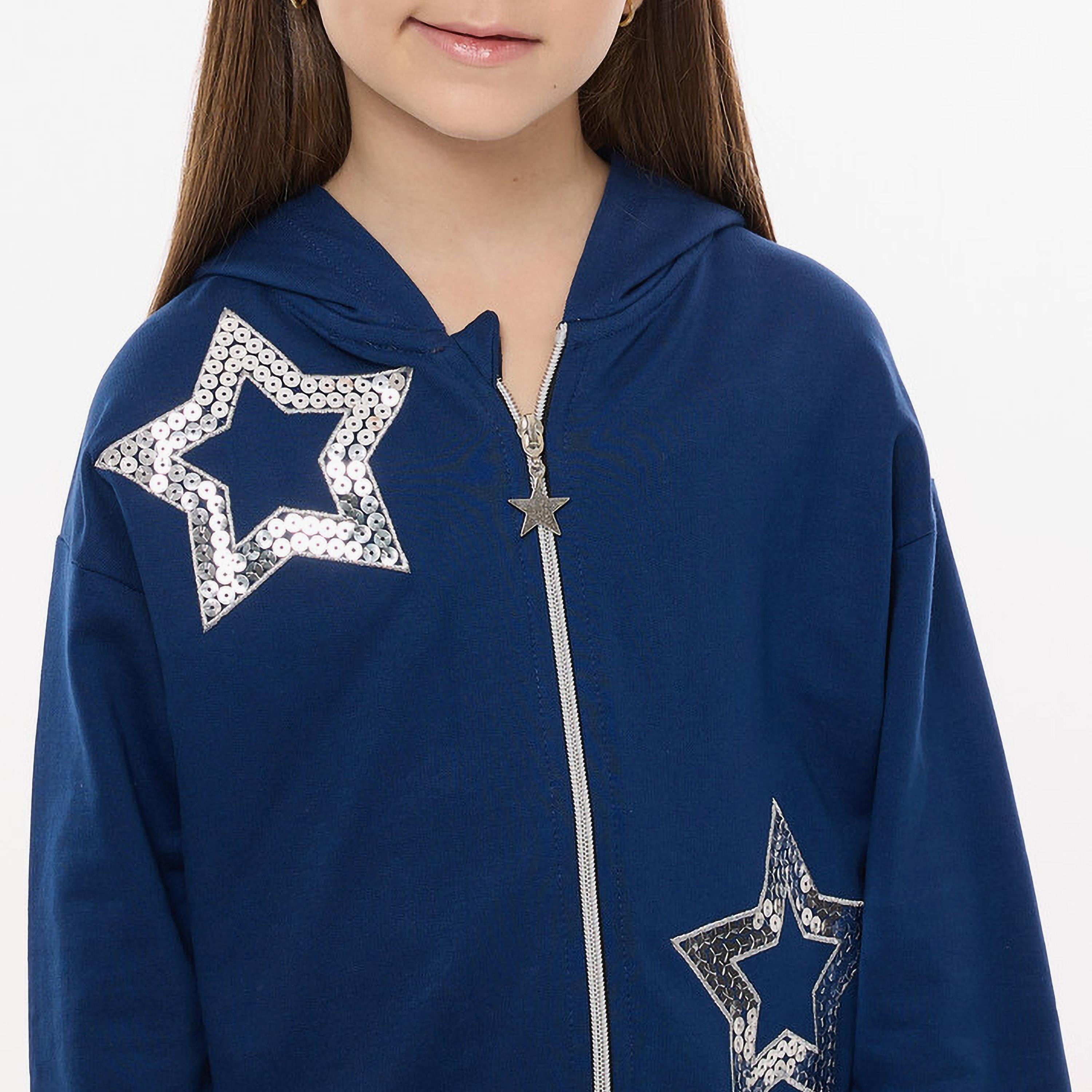 Victor and Jane 2-Piece Embellished Long Sleeves Jacket with Joggers-girls-clothing-winterwear-setsandcoords-image-6