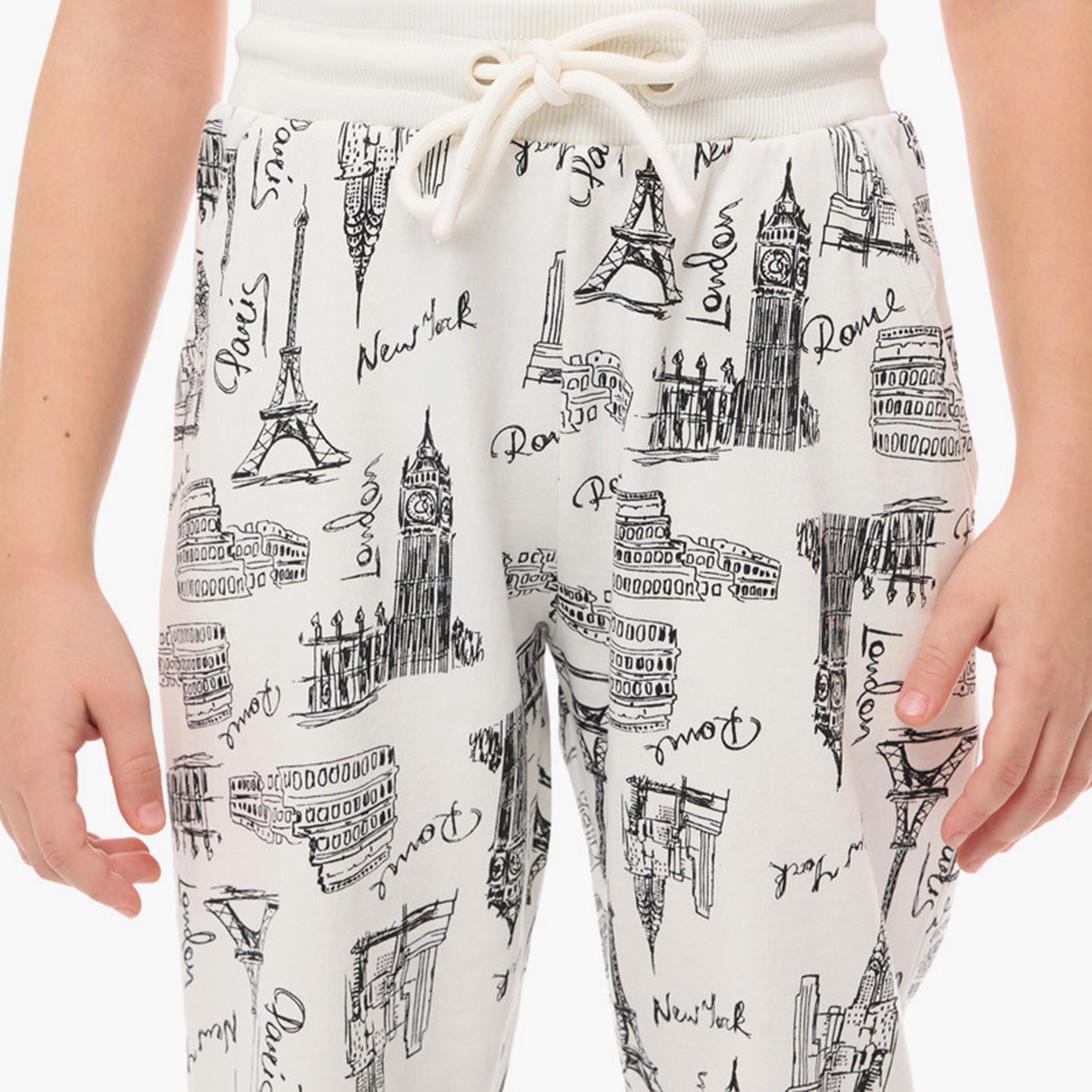 Victor and Jane 2-Piece Printed Long Sleeves Sweatshirt with Joggers-cpbaby-clothing-girls-clothessets-image-6