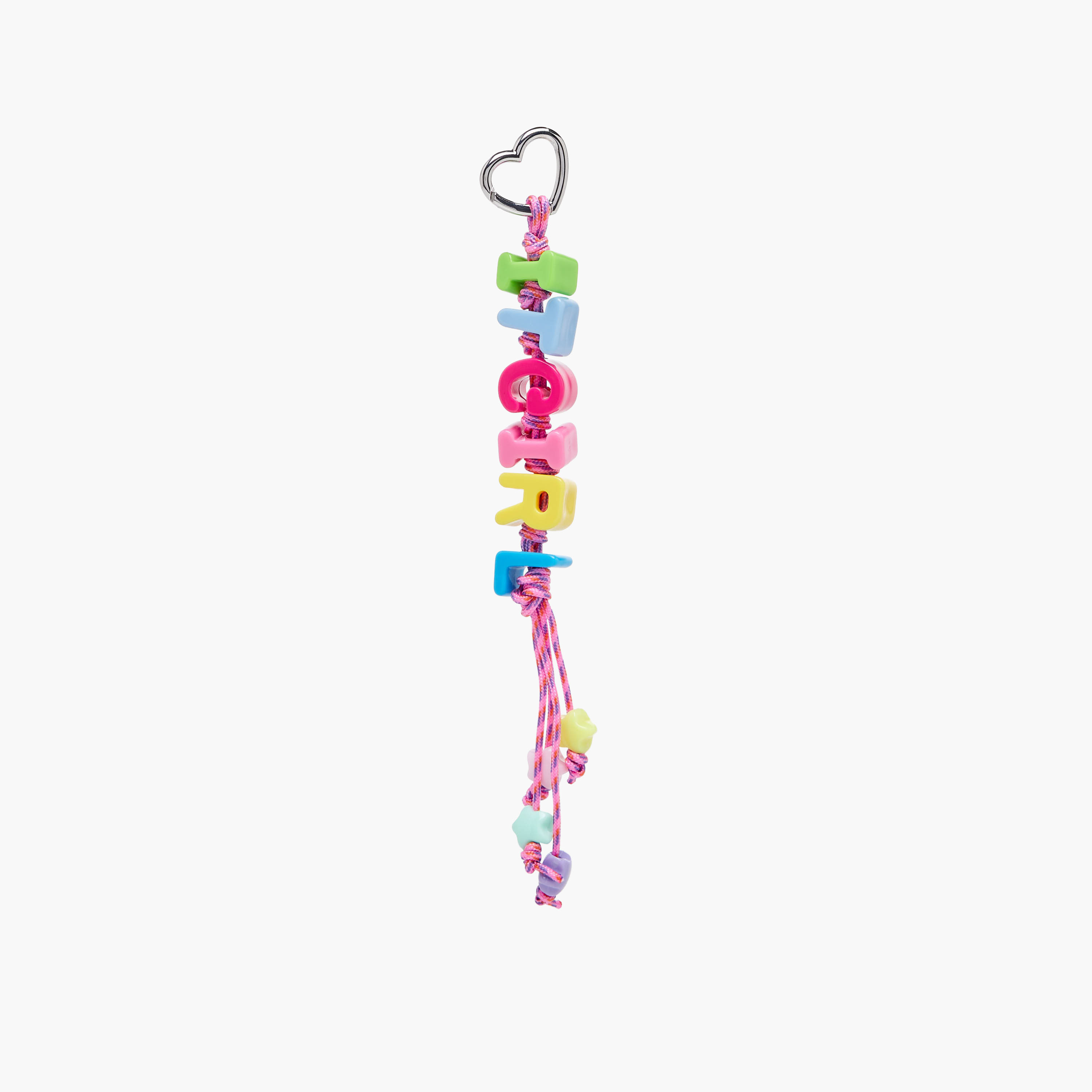 Flora Bella Letter Charm Plastic Keyring-women-clothingaccessories-novelties-image-1