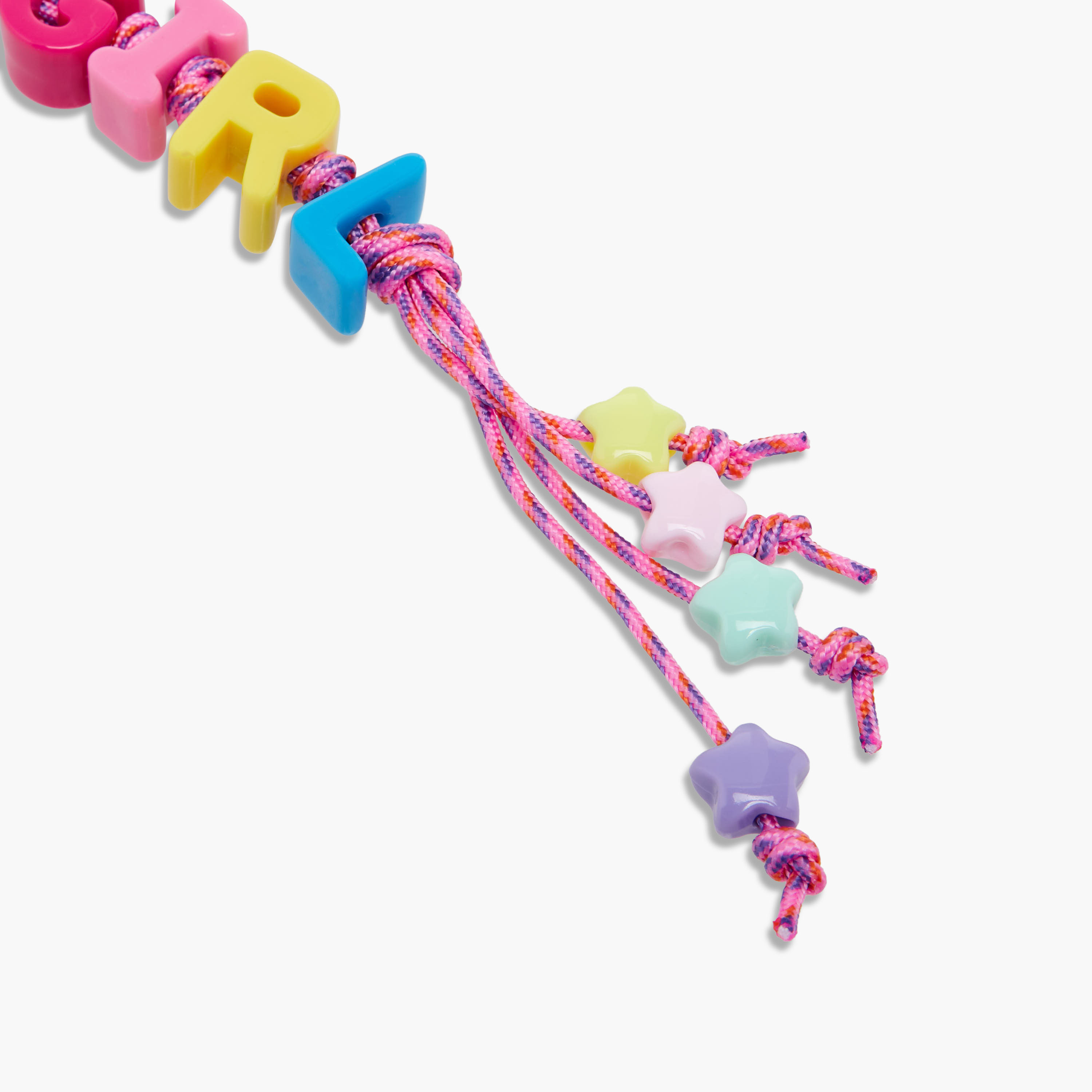 Flora Bella Letter Charm Plastic Keyring-women-clothingaccessories-novelties-image-3