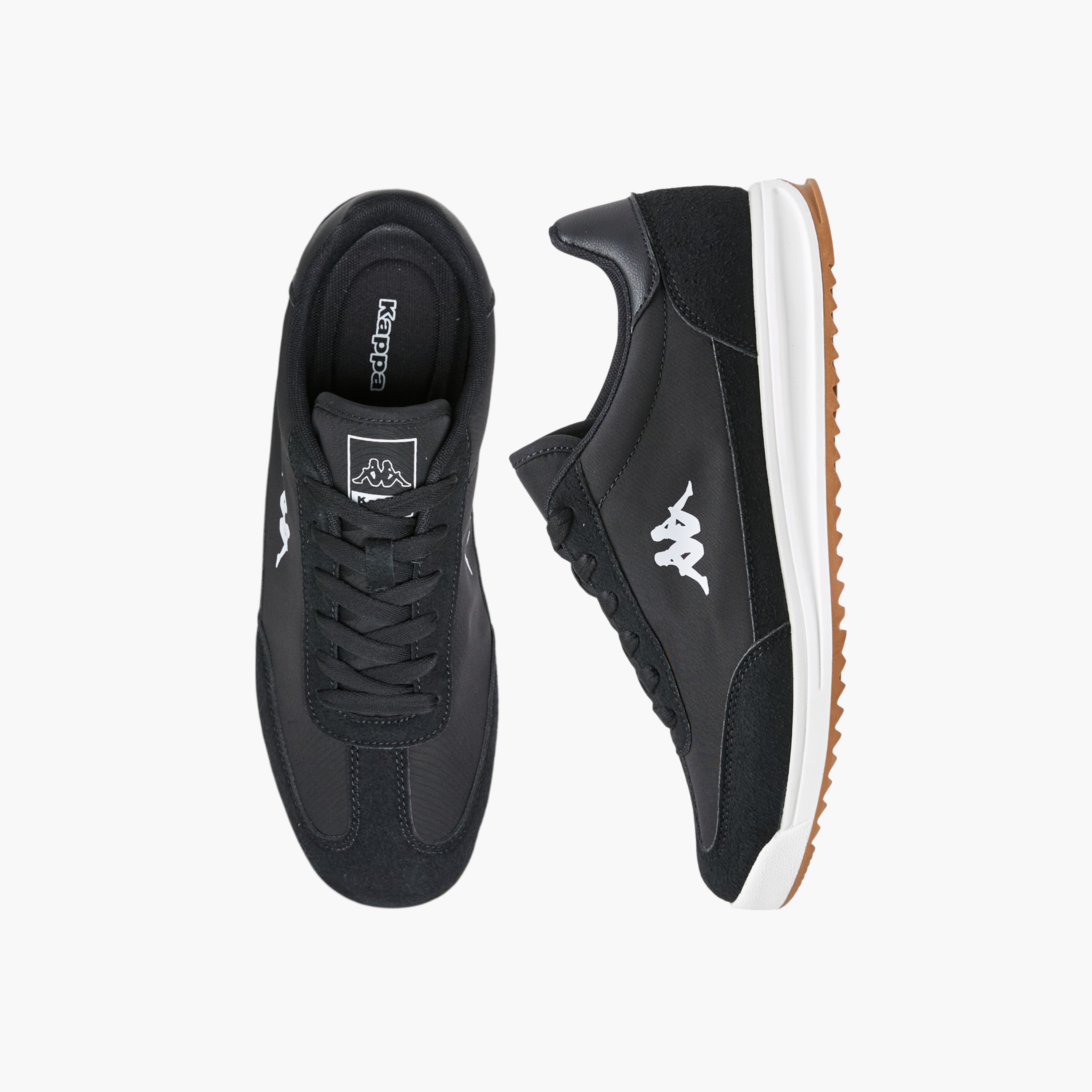 حذاء سنيكرز برباط إغلاق وطبعات شعار للرجال من كابا-men-shoes-sneakers-image-1