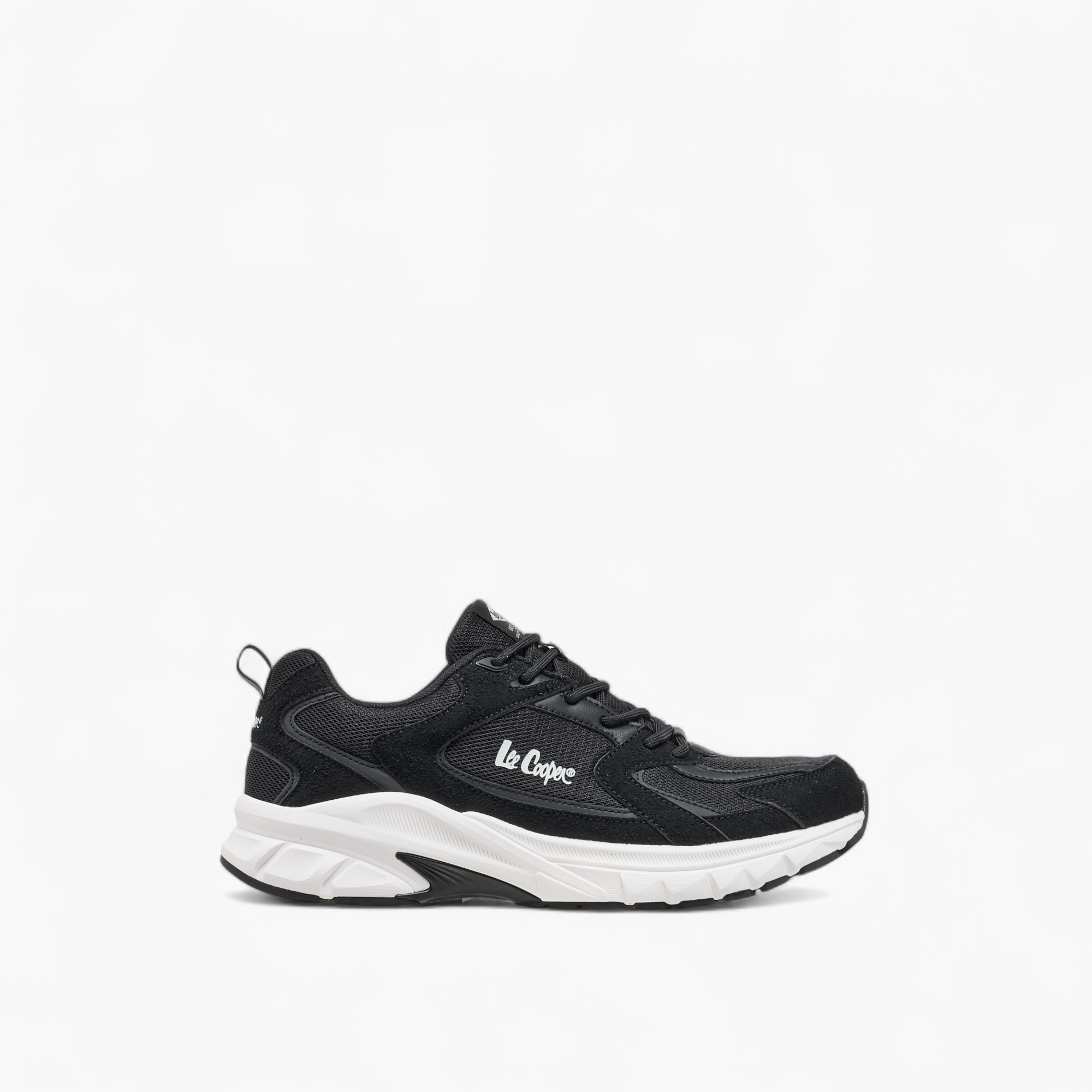 Lee Cooper Men's Panelled Lace-Up Sports Shoes with Pull Tab-men-shoes-sneakers-image-4