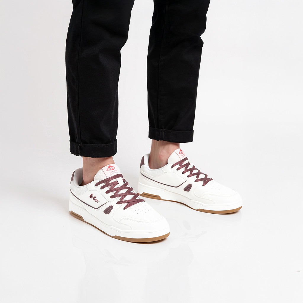 Lee Cooper Men's Panelled Lace-Up Sneakers-men-shoes-sneakers-image-2
