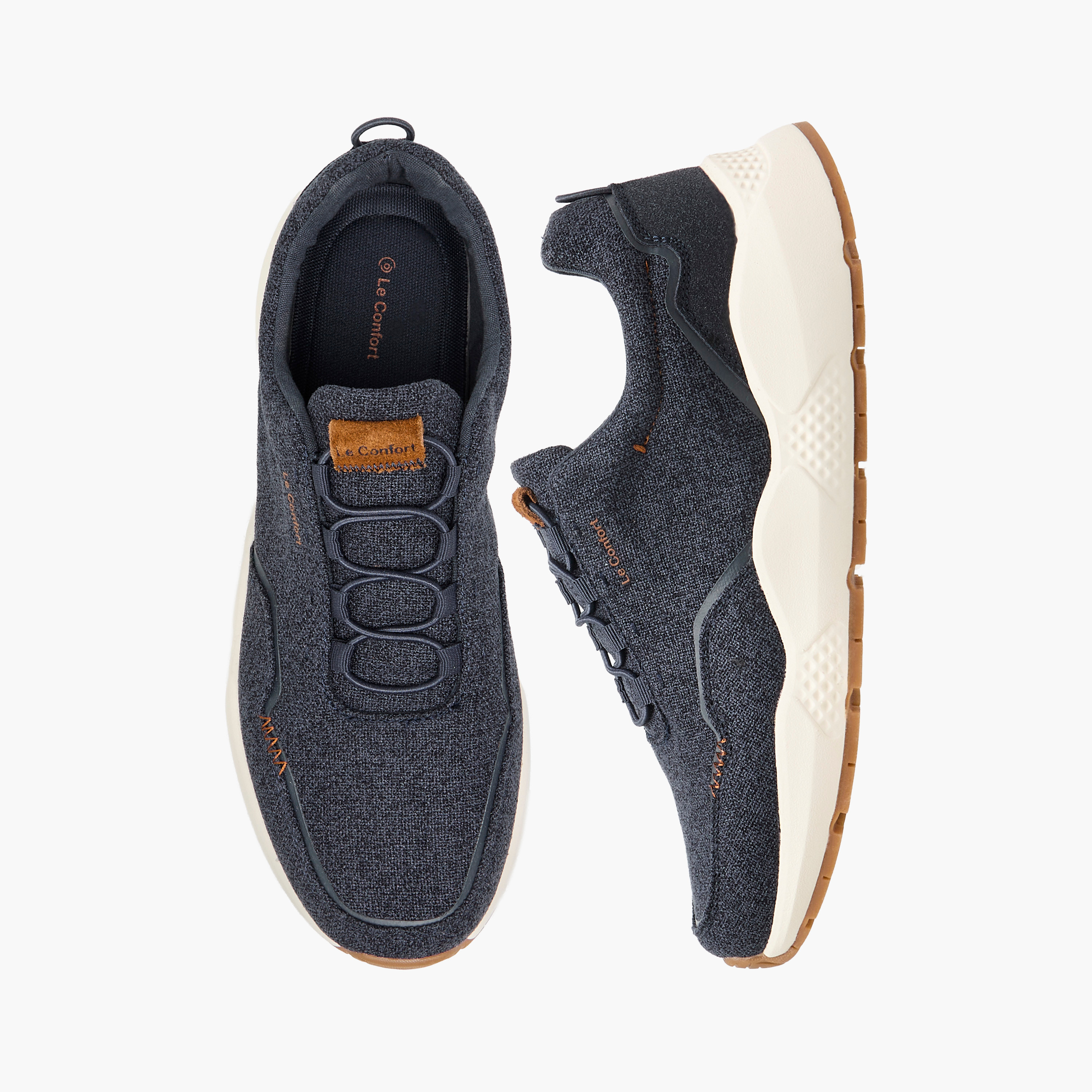 Le Confort Textured Slip-On Sneakers-men-shoes-sneakers-image-1