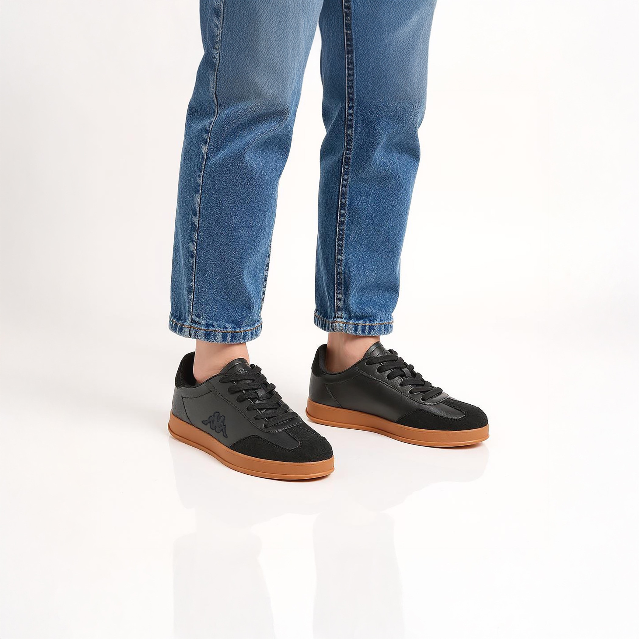 Kappa Women's Panelled Lace-Up Sneakers-women-shoes-sneakers-image-3