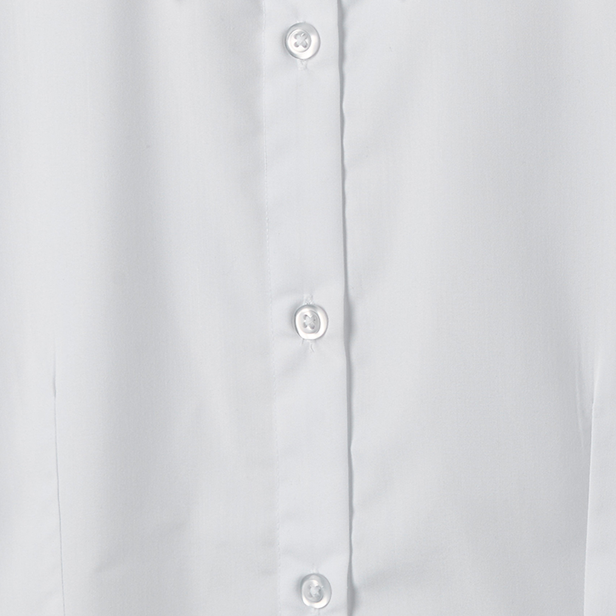 White School Shirt with Collar - Girls-girls-clothing-schoolwear-blousesandshirts-image-6