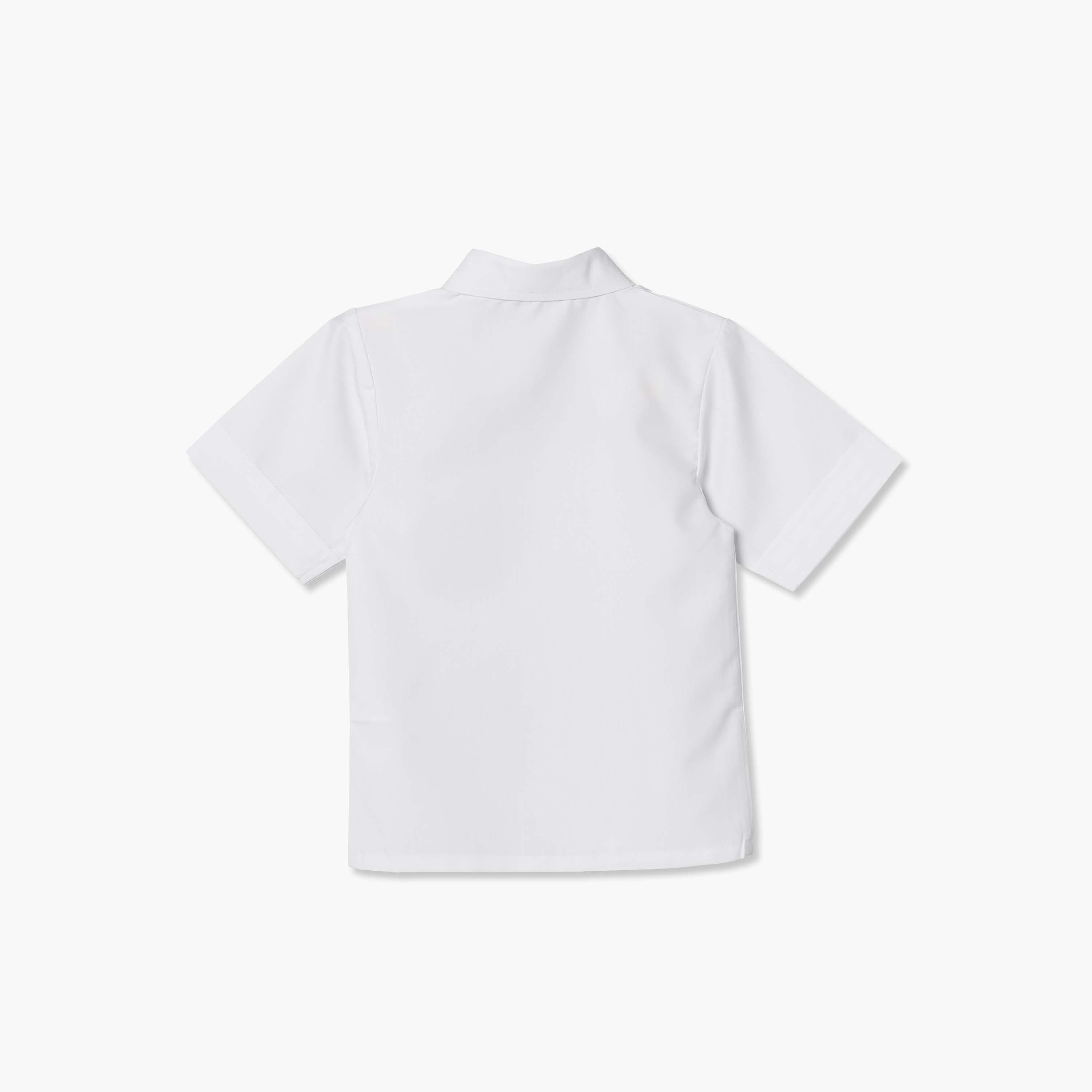White School Shirt with Spread Collar - Girls-girls-clothing-schoolwear-blousesandshirts-image-2