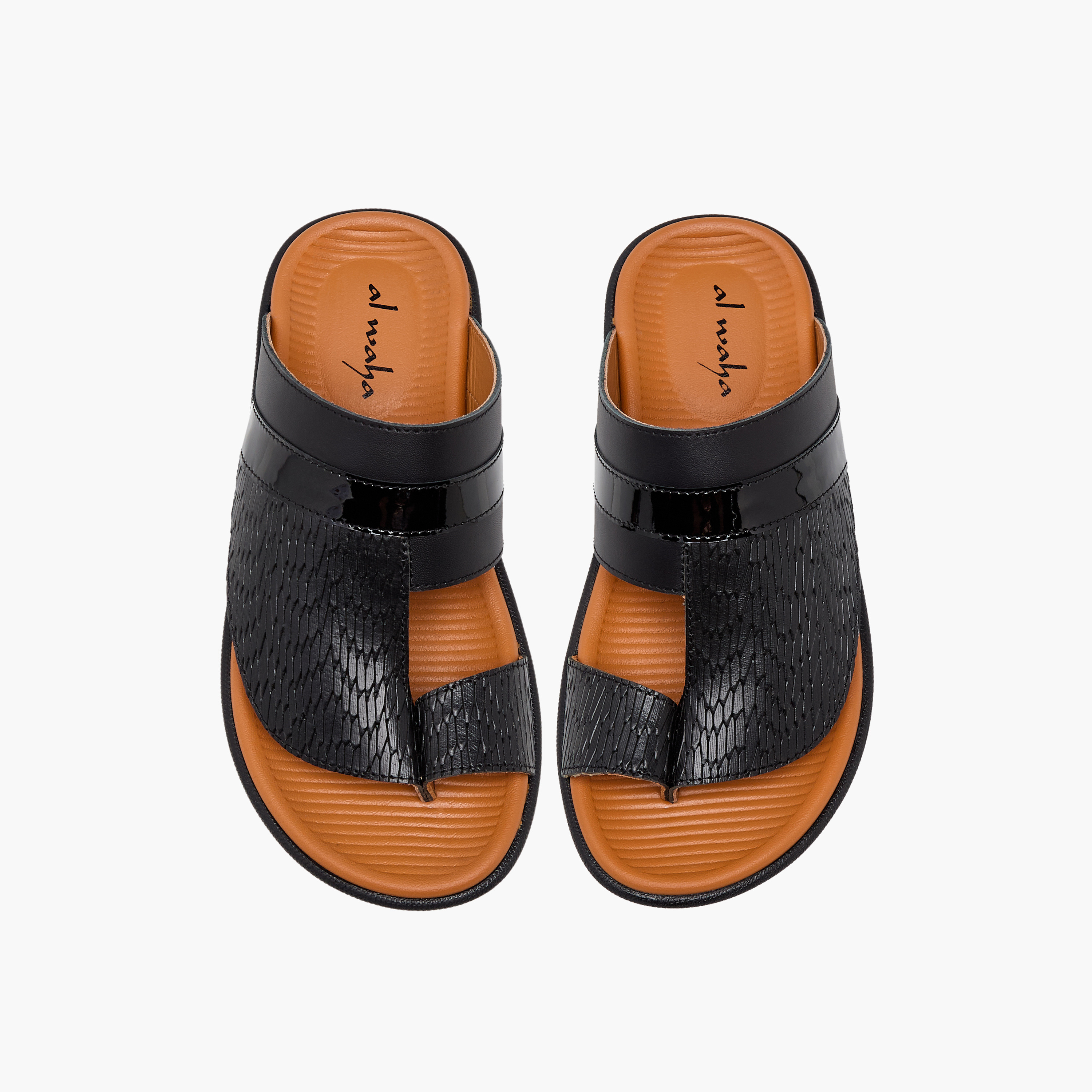 صندل عربي جلد سهل الارتداء للأولاد من الواحة-boys-shoes-sandals-image-1