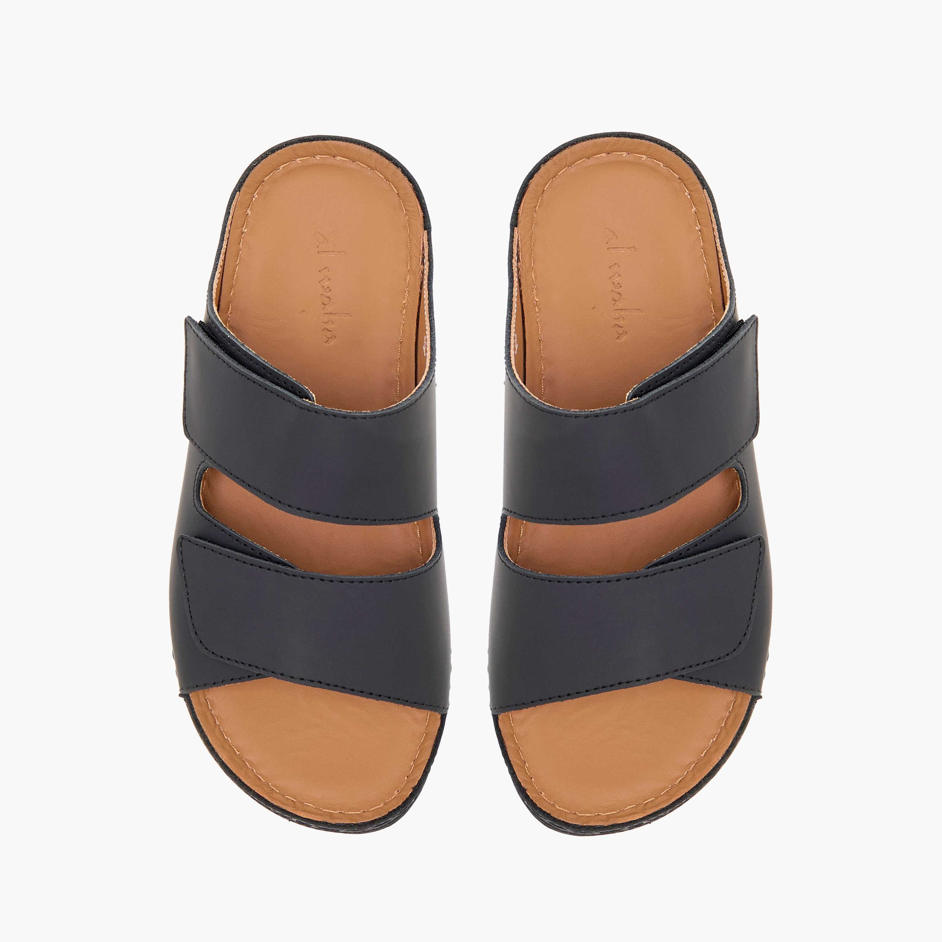 Al Waha Solid Slip-On Arabic Sandals-boys-shoes-sandals-image-1
