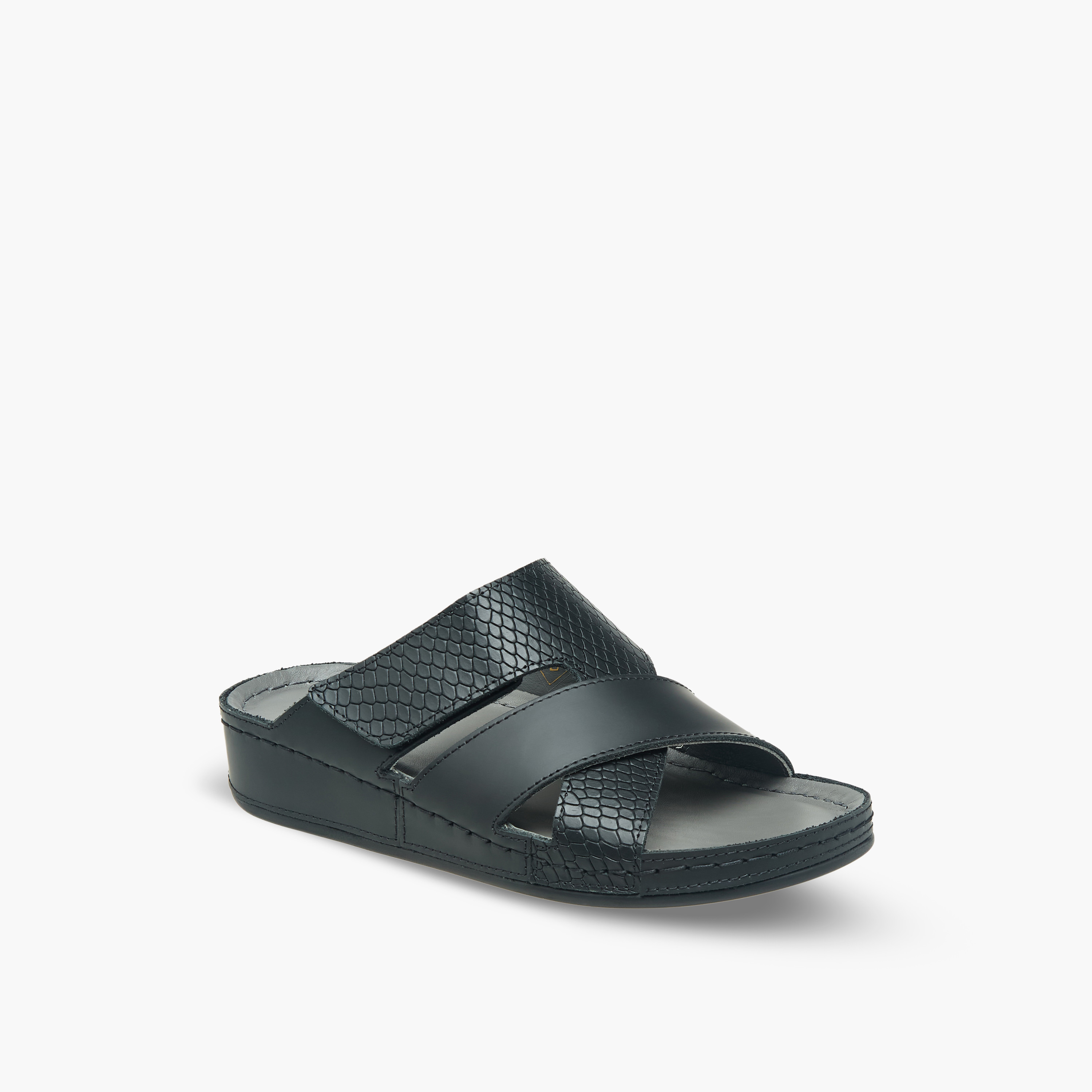 Al Waha Boys Leather Arabic Sandals-boys-shoes-sandals-image-2
