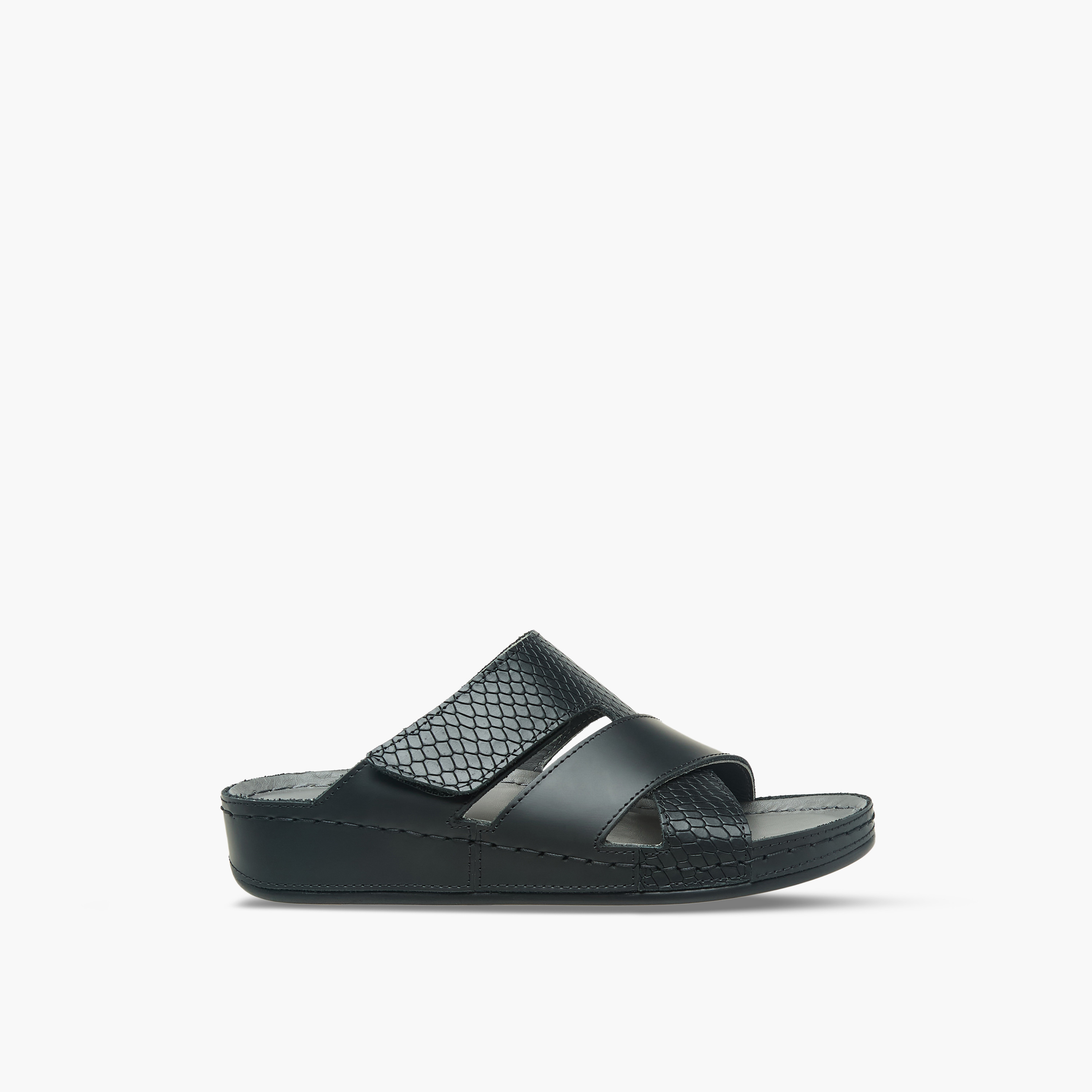 Al Waha Boys Leather Arabic Sandals-boys-shoes-sandals-image-3