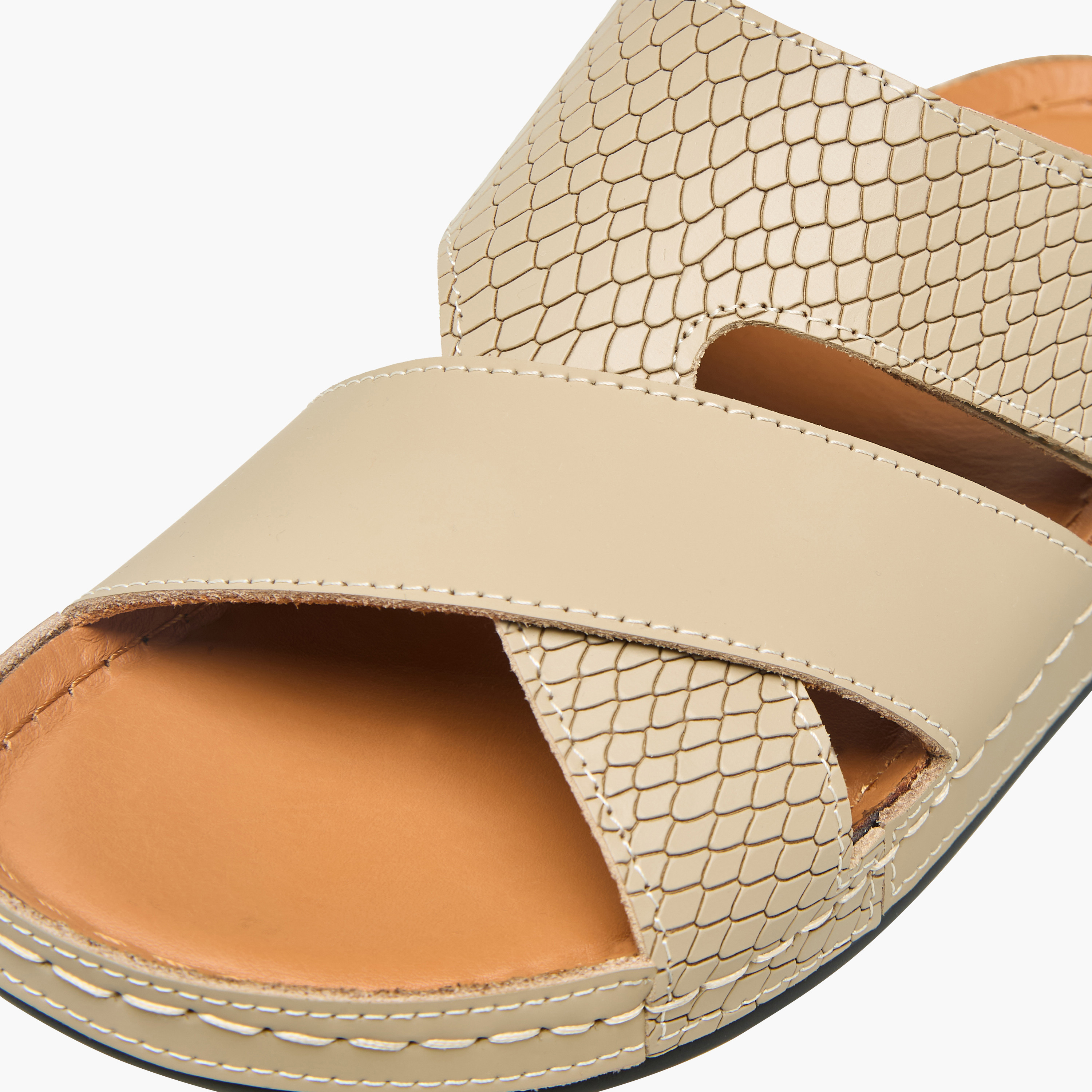 Al Waha Boys Leather Arabic Sandals-boys-shoes-sandals-image-4