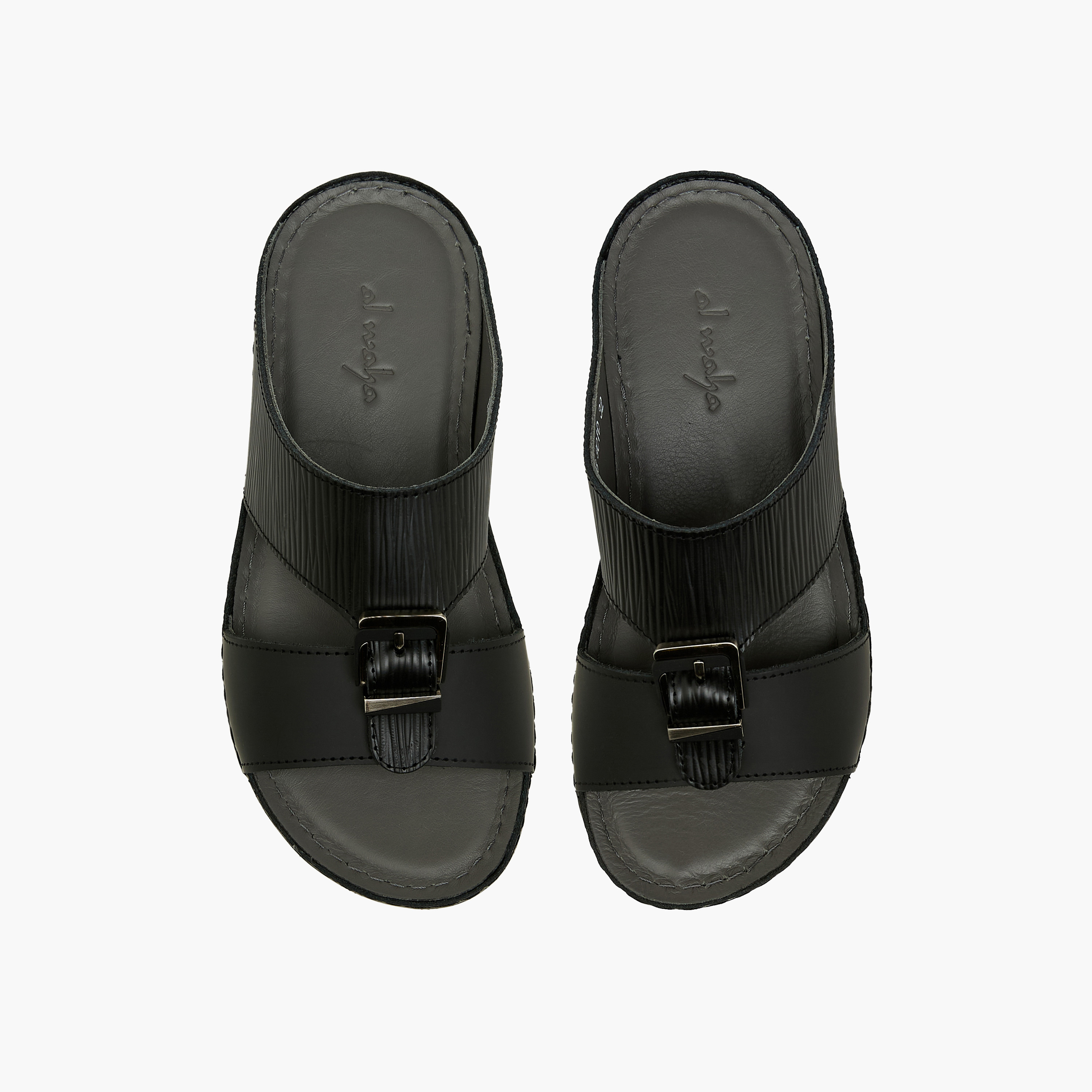 صندل عربي جلد بارز الملمس للأولاد من الواحة-boys-shoes-sandals-image-1