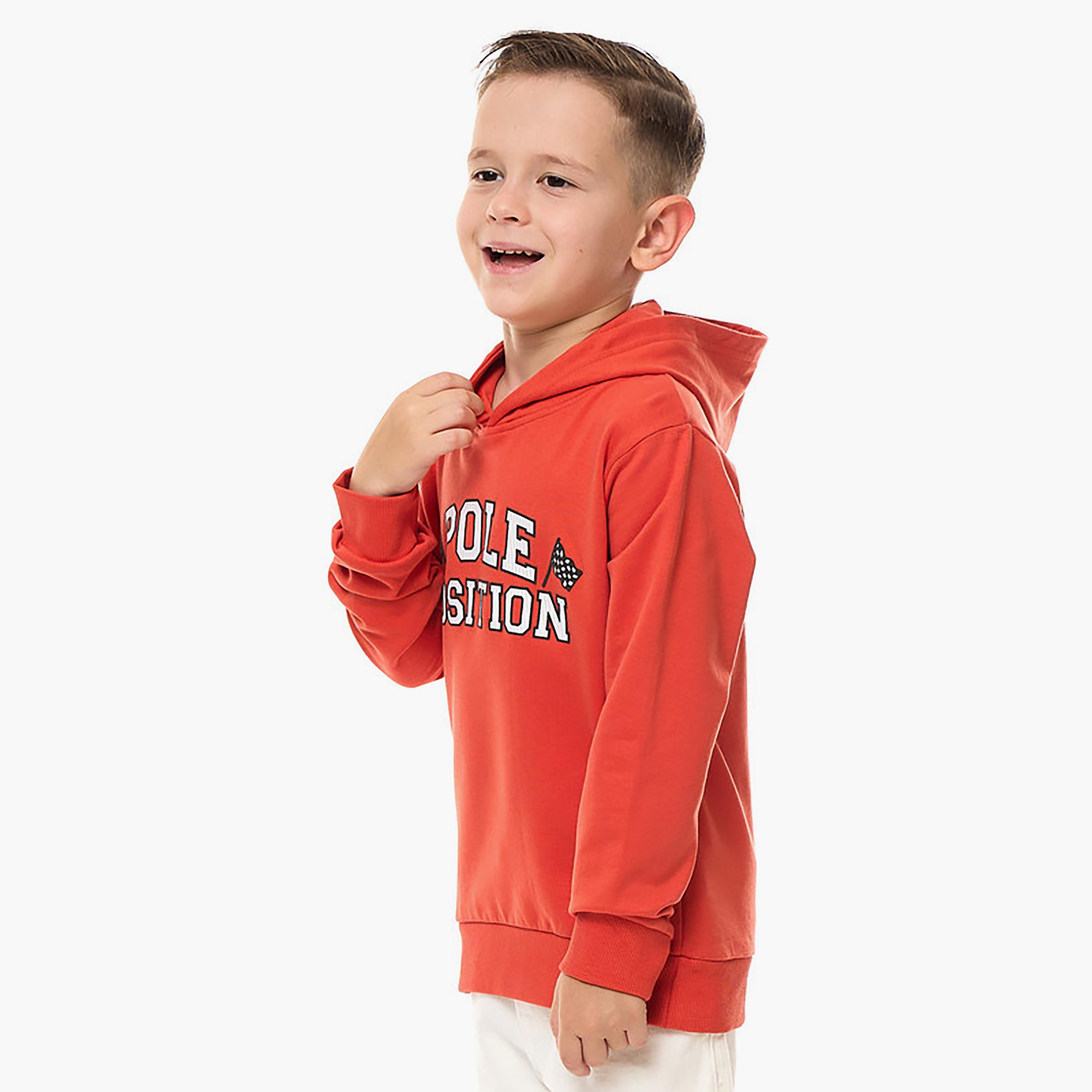 هودي بأكمام طويلة مطبوع من فيكتور اند جين-boys-clothing-sweatshirts-image-2
